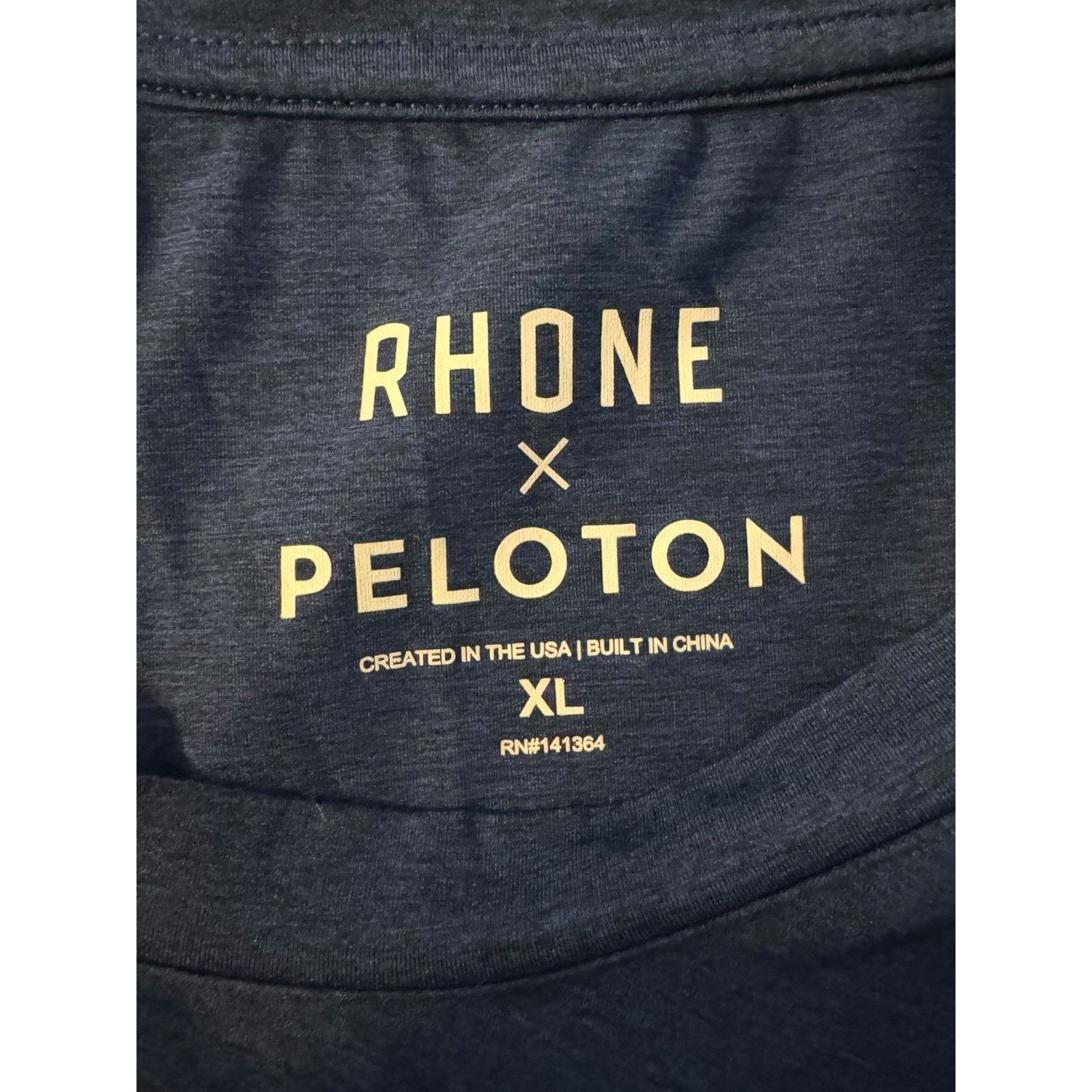 Rhone Rhone Peloton Tech Athletic Workout Performance T Shirt Blue Size US XL / EU 56 / 4 - 8 Thumbnail