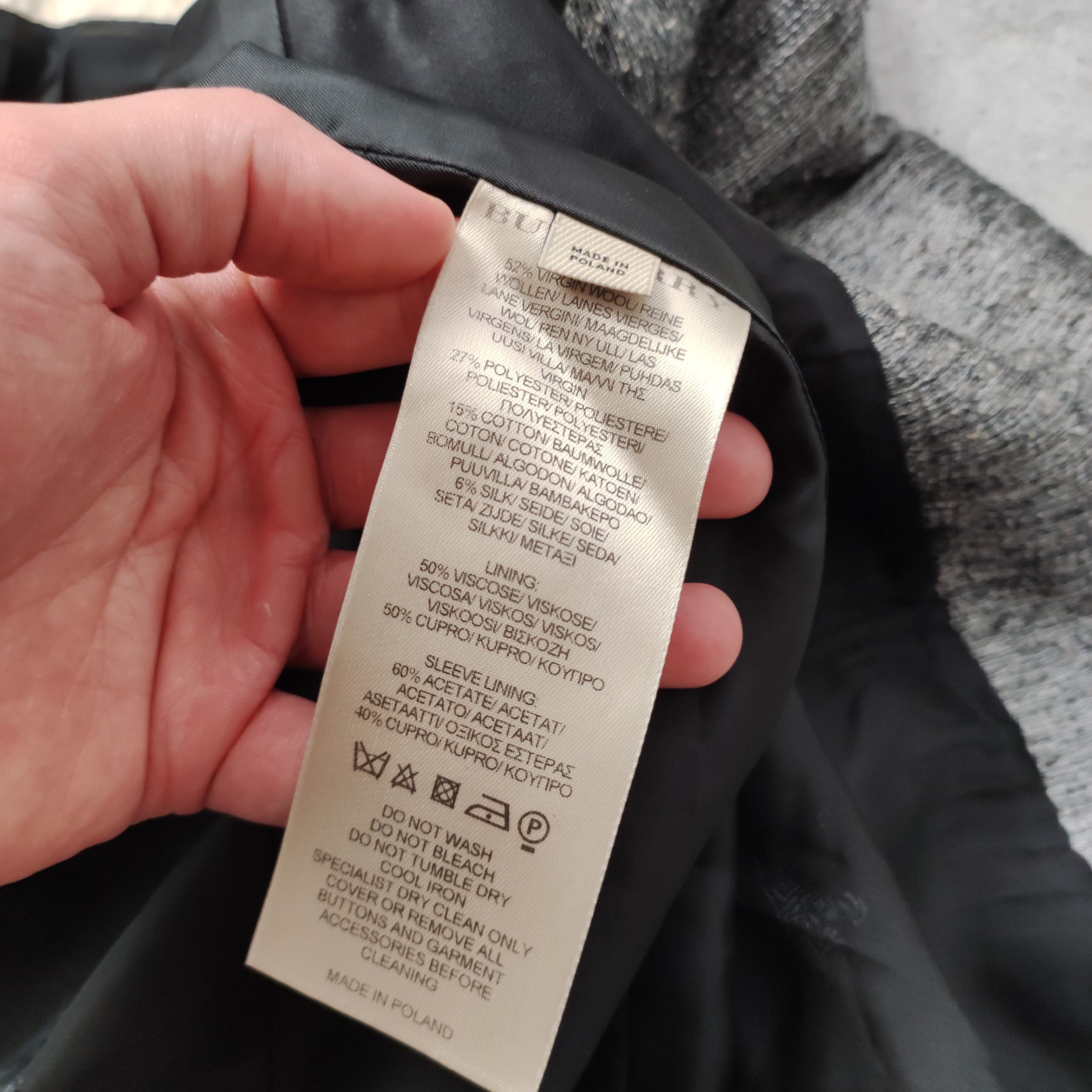 Burberry × Burberry Prorsum RARE Burberry London Main Line Gray Long Distressed Coat Size L / US 10 / IT 46 - 9 Thumbnail