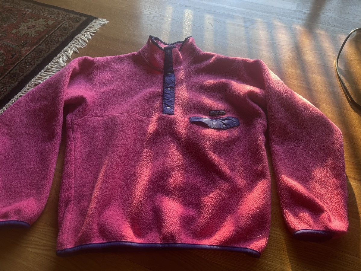 Patagonia Patagonia 1990 vintage synchilla snap t fleece medium pink Size US M / EU 48-50 / 2 - 2 Thumbnail