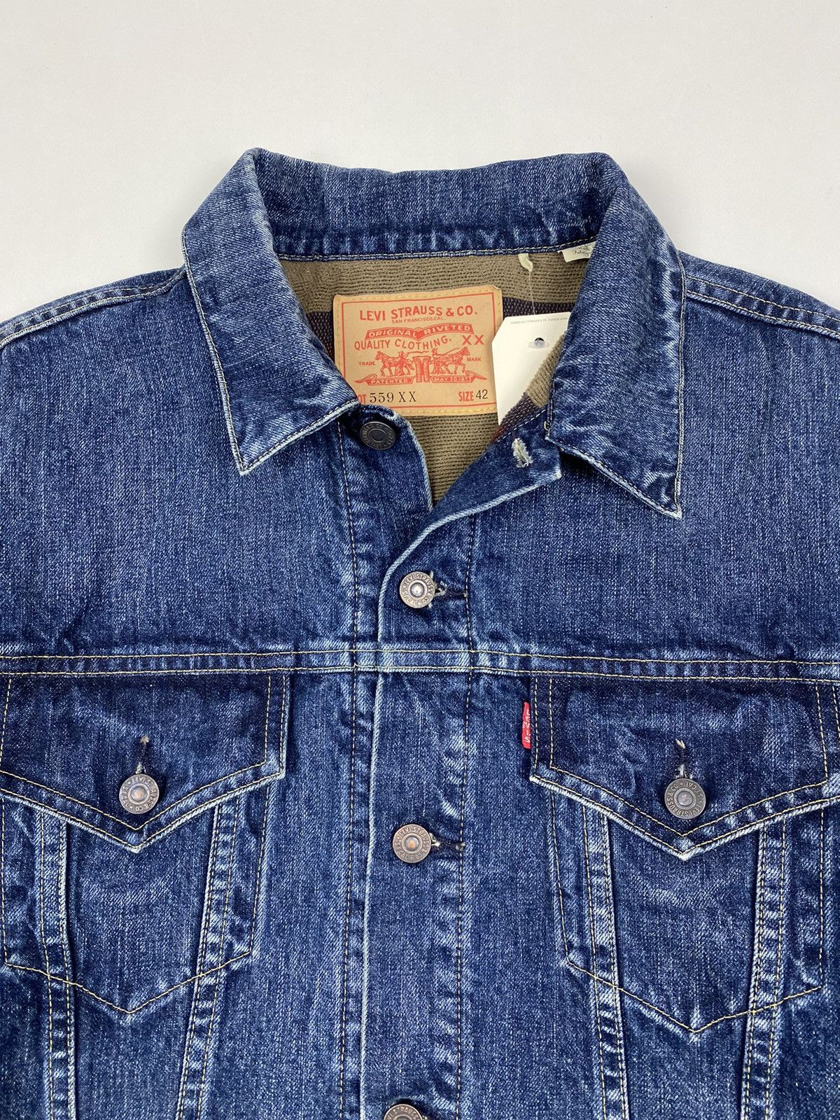 LVC 559XX Blanket Lined Type 3 Denim Jacket Made in Japan 42