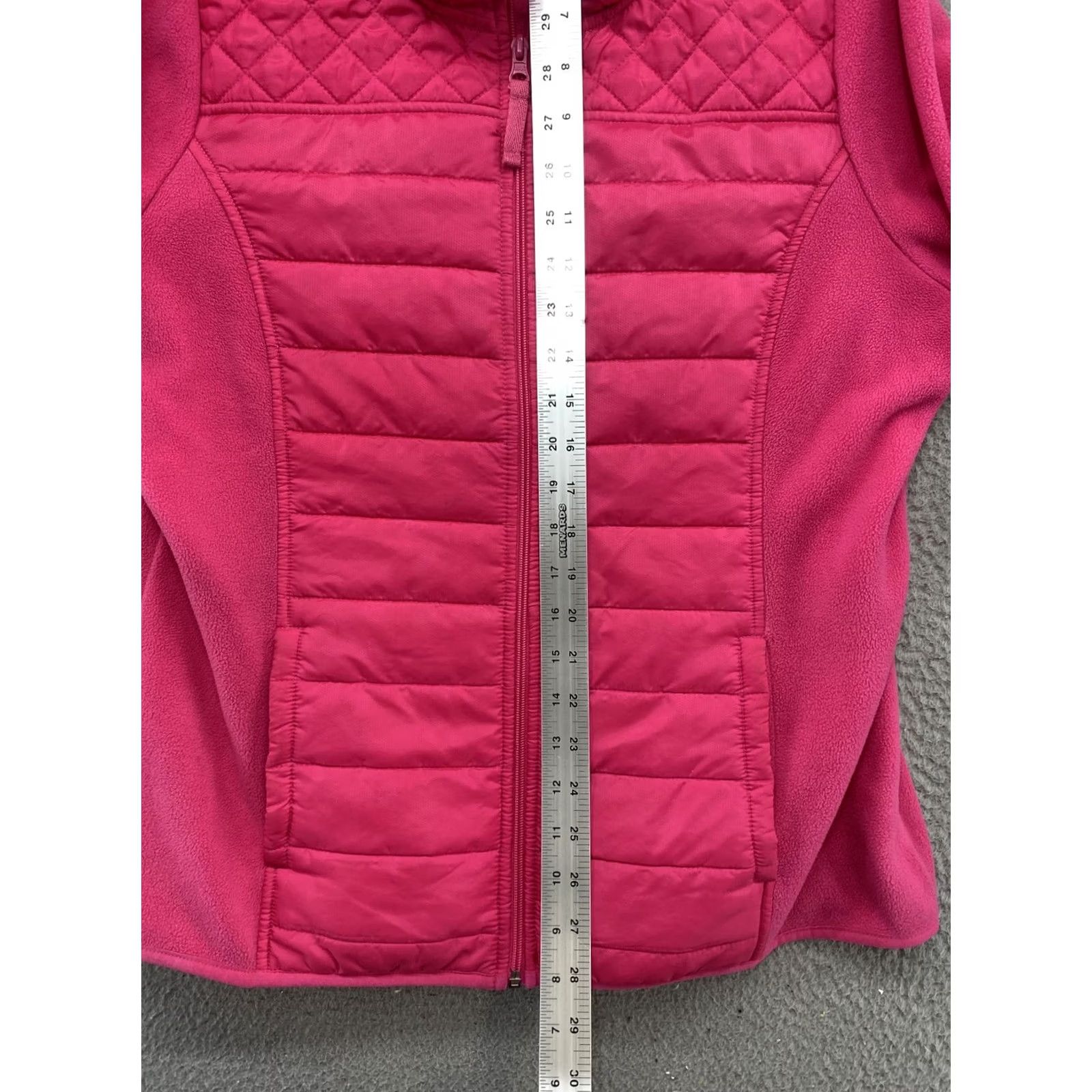 Alife Made for Life Women’s Pink Full Zip Fleece Jacket in Petite Size Large Size L / US 10 / IT 46 - 7 Thumbnail