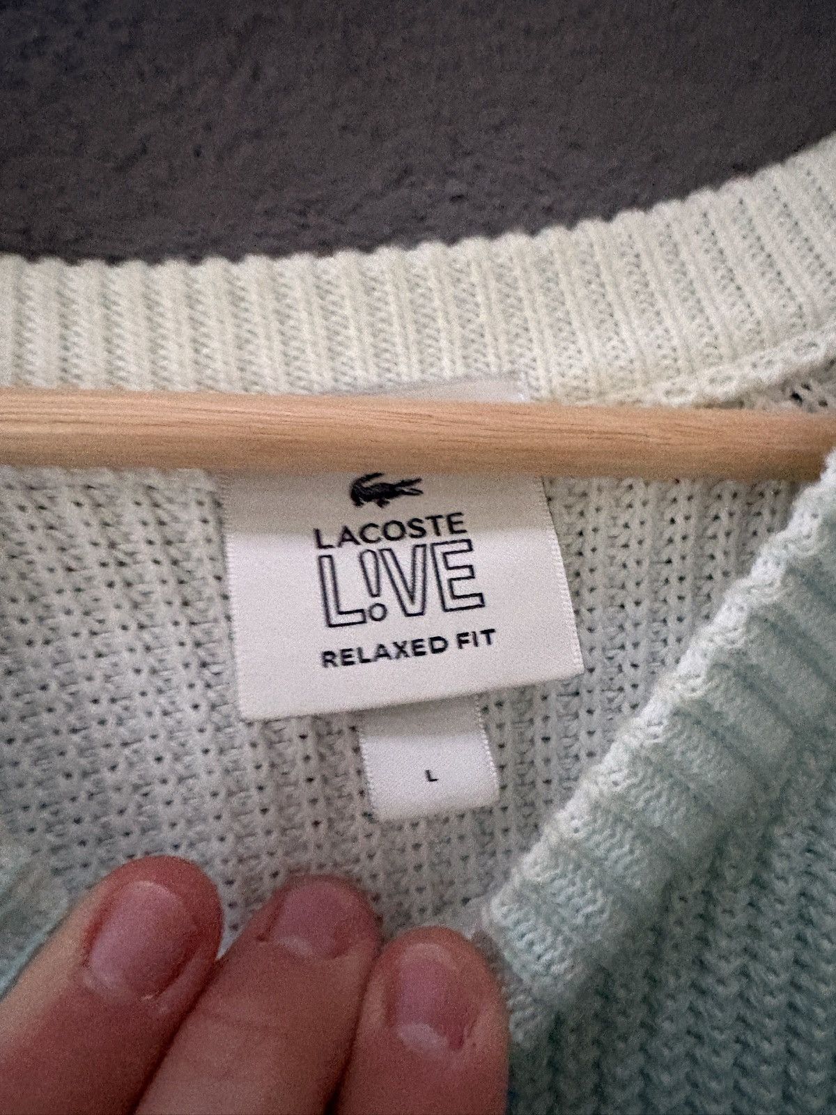 Lacoste Lacoste Knit Sweatshirt Size US L / EU 52-54 / 3 - 7 Thumbnail