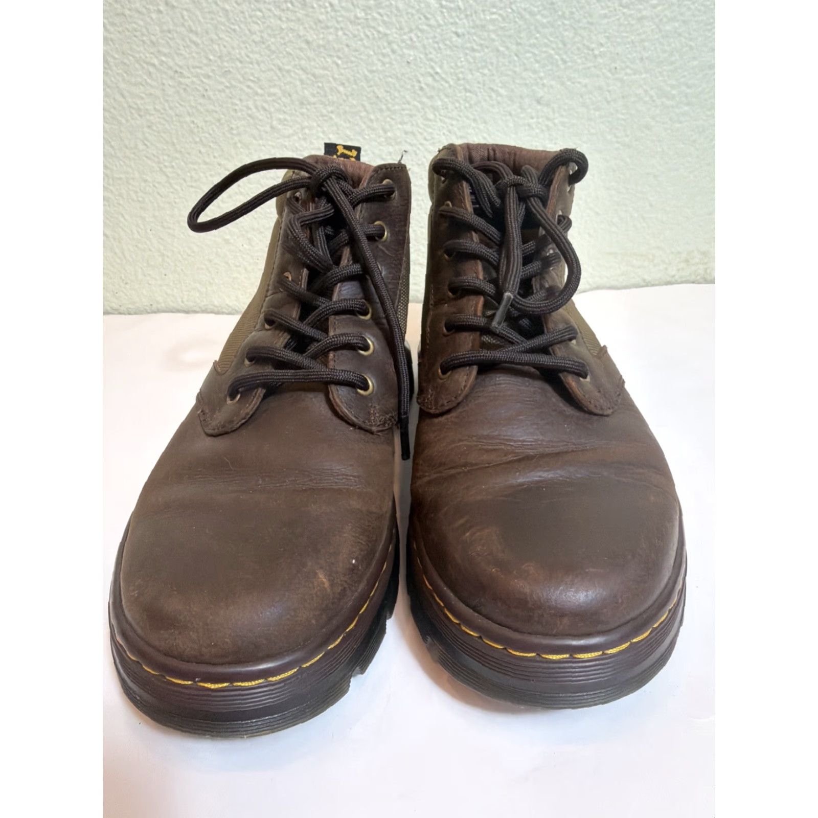 Dr. Martens Dr. Martens Men Bonny II Boots Ankle Brown Leather Round Toe Lace Up Casual Fashion 7 M Mens Boots Size US 7 / EU 40 - 6 Thumbnail