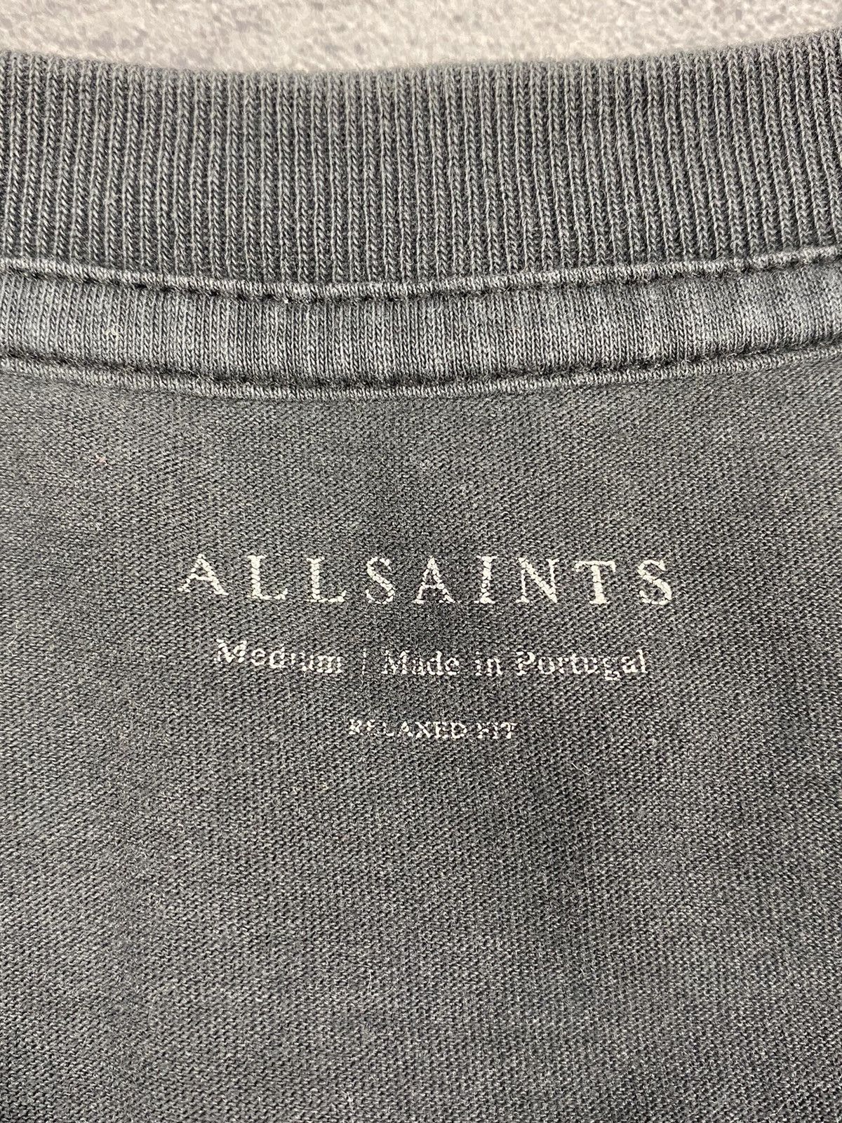 Allsaints Allsaints Arcade Space Faded Black T Shirt Size L Size US L / EU 52-54 / 3 - 12 Thumbnail