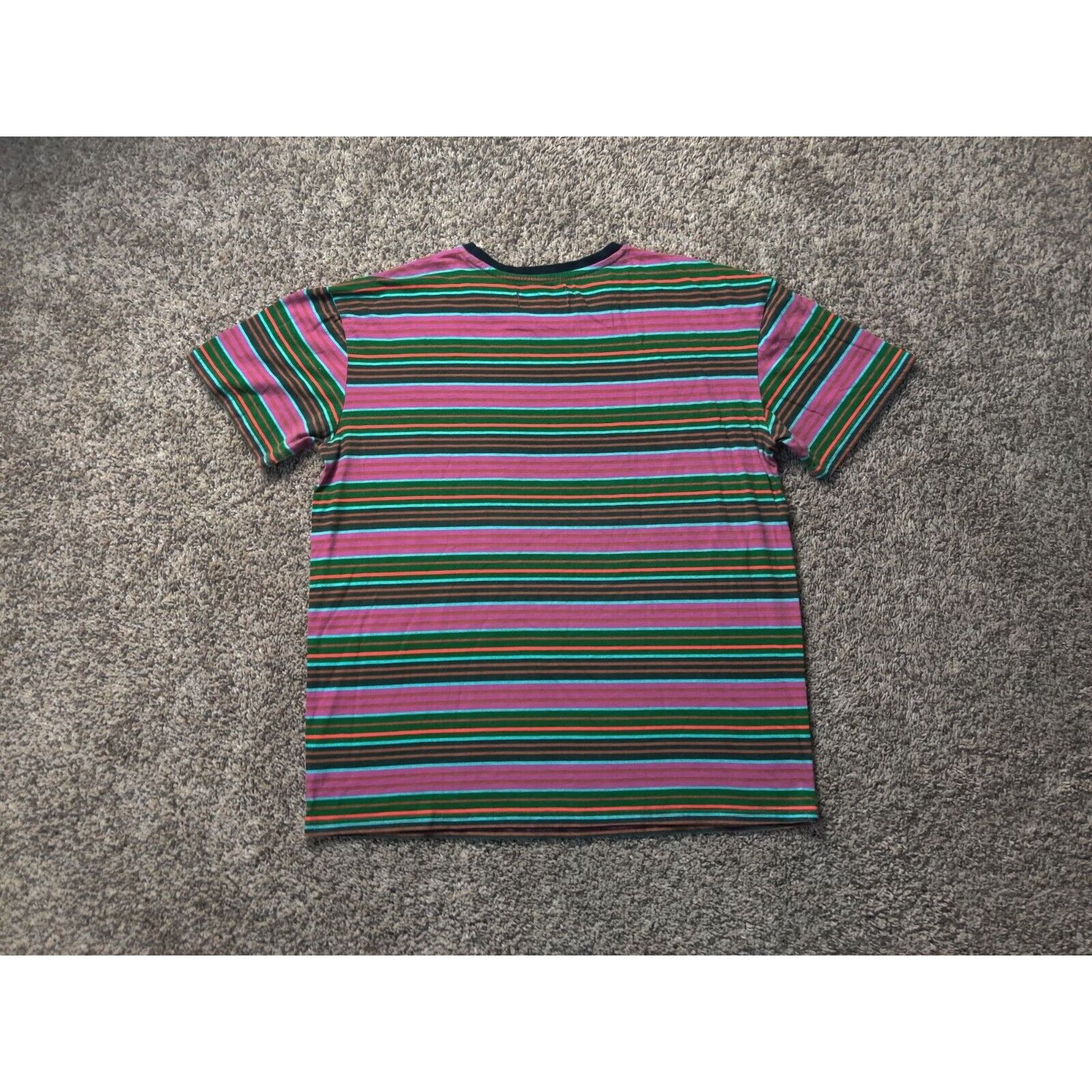 Pacsun PACSUN Shirt Adult Mens Medium Dark Pink Striped Paradise Size US M / EU 48-50 / 2 - 8 Thumbnail