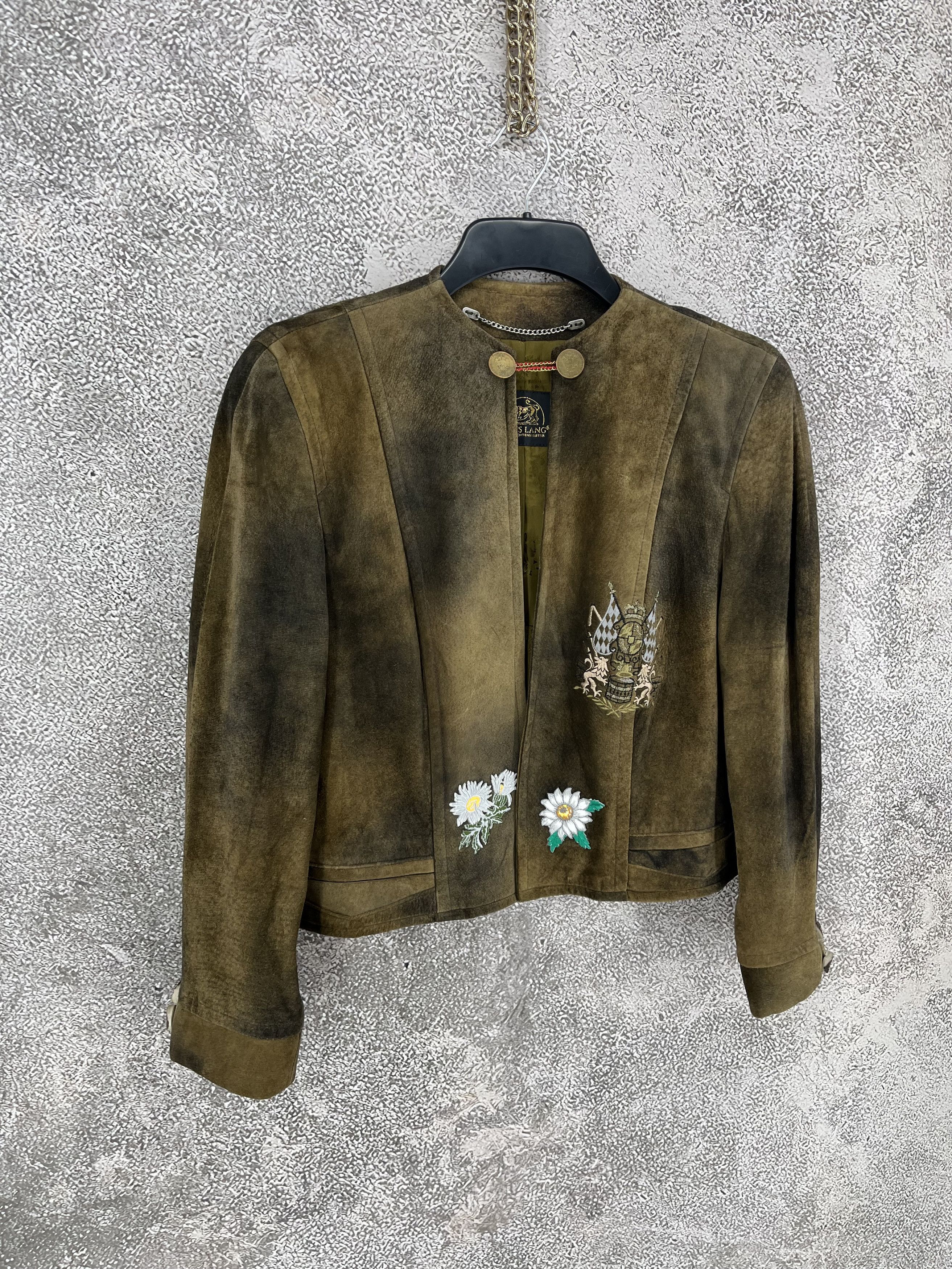 Julius Vintage Julius Lang Bavarian Leather Jacket Trachten Style Size S / US 4 / IT 40 - 2 Thumbnail