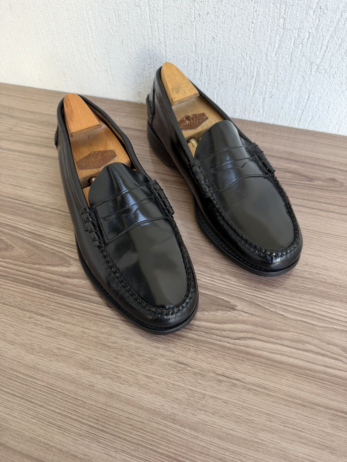 Prada Brushed leather penny loafers Size US 9.5 / EU 42-43 - 7 Thumbnail