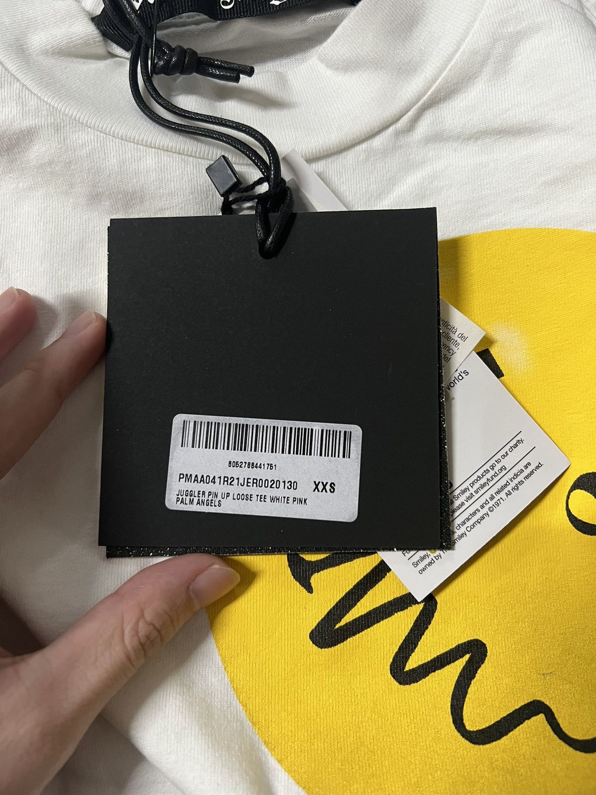 Palm Angels 「retail€449」Brand new palm angels x smiley tee shirt Size US XXS / EU 40 - 9 Thumbnail