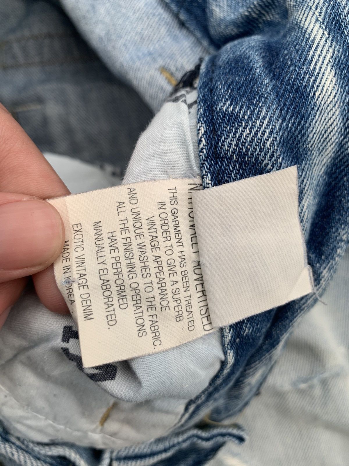 If Six Was Nine Lolita Concert Club Faded & Rusty Distressed Denim Size US 28 / EU 44 - 20 Thumbnail