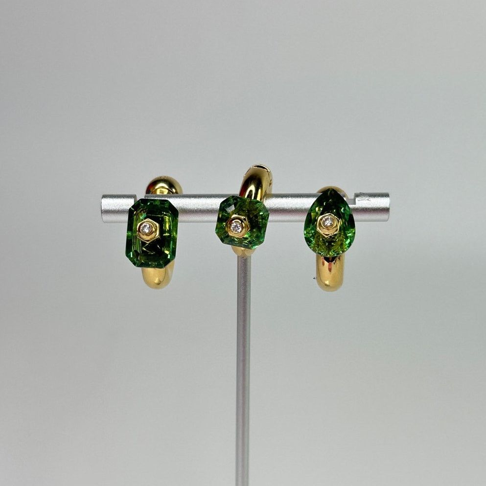 Swarovski Swarovski Numina hoop earrings Set (3), Mixed cuts Size ONE SIZE - 2 Thumbnail