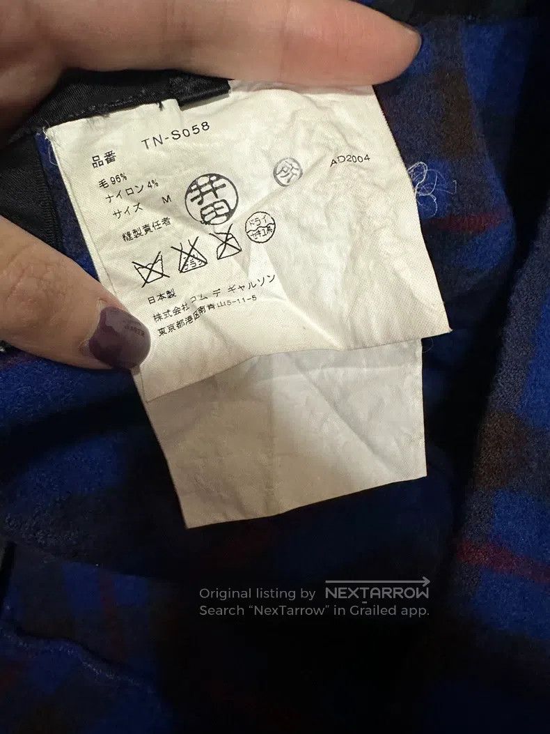 Comme des Garcons Comme Des Garcons size M Classic Pin Deconstructed Plaid F Size 23" - 8 Thumbnail