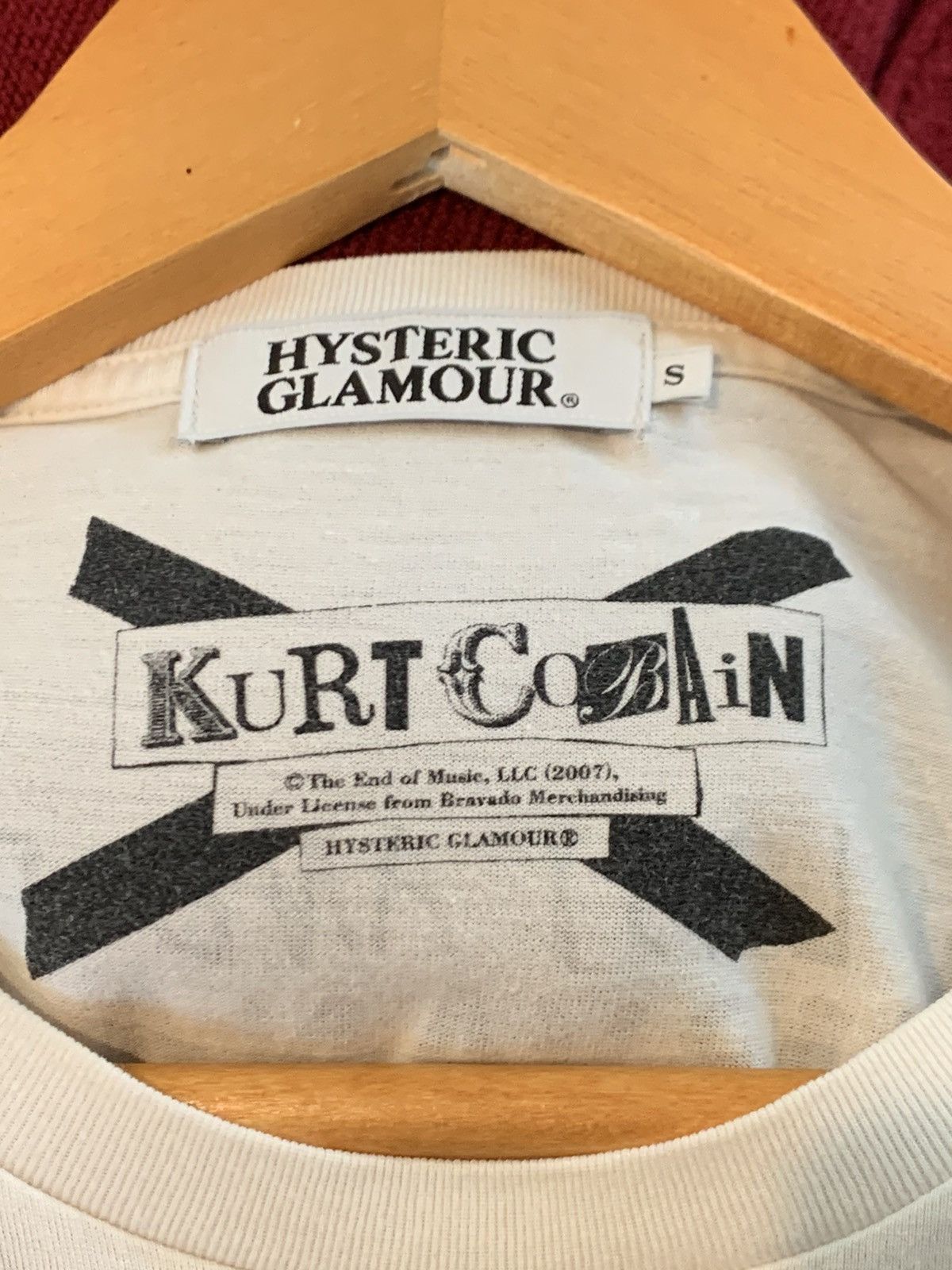 Band Tees × Hysteric Glamour *RARE* Hysteric Glamour Kurt Cobain Nirvana Love Buzz Shirt Size US S / EU 44-46 / 1 - 9 Thumbnail