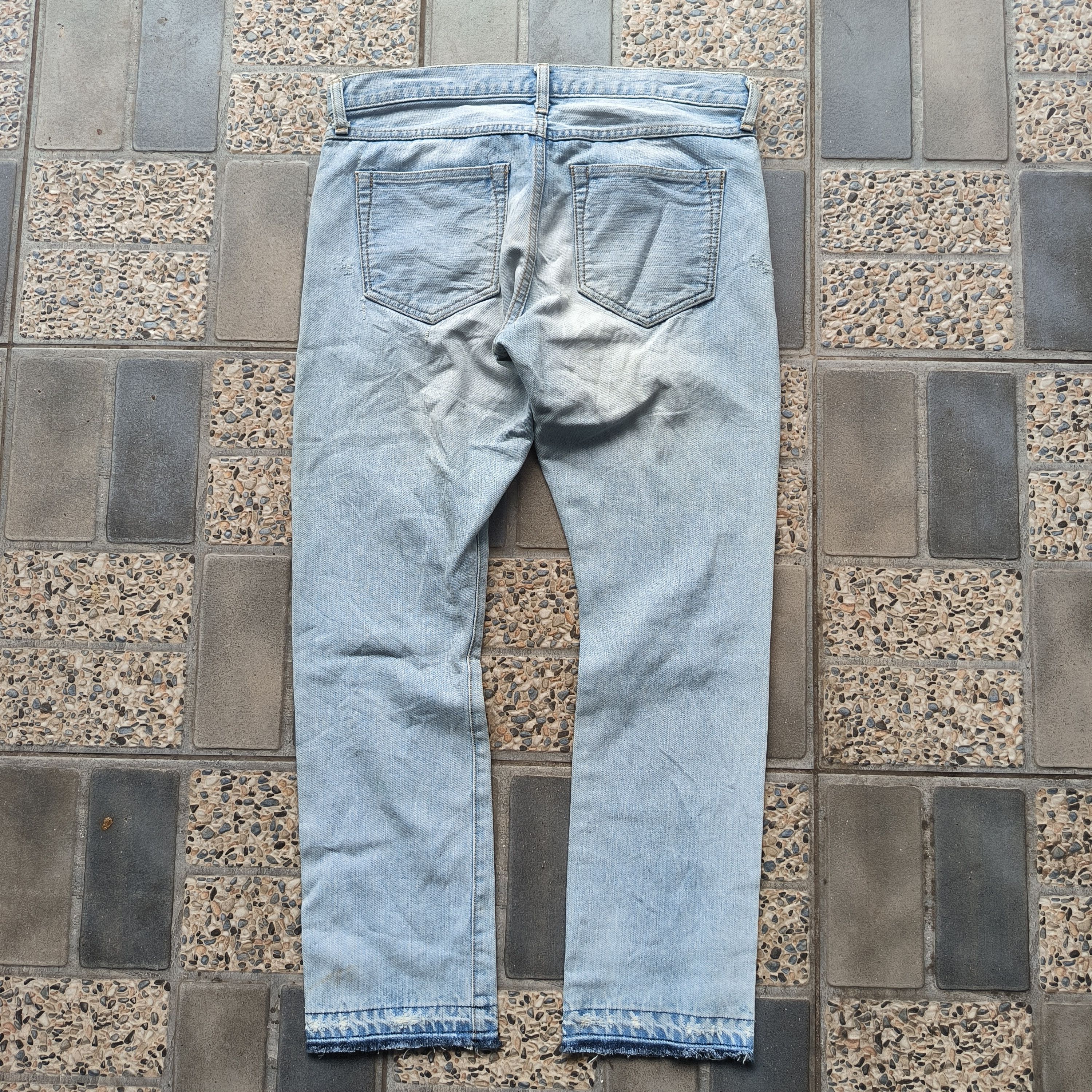 ONES STROKE ONES STROKE JAPAN Distressed Jeans Size US 34 / EU 50 - 6 Thumbnail