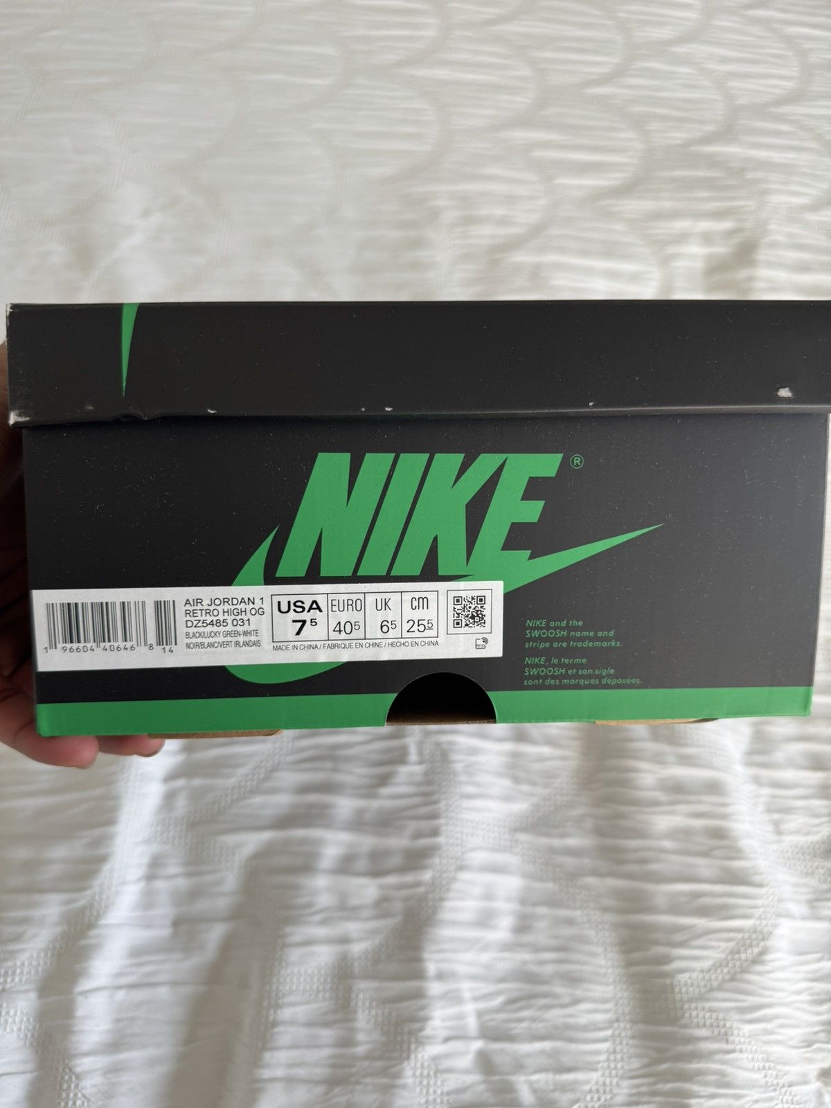 Jordan Brand Jordan Retro 1 High “Lucky Green” Size US 7.5 / EU 40-41 - 9 Thumbnail