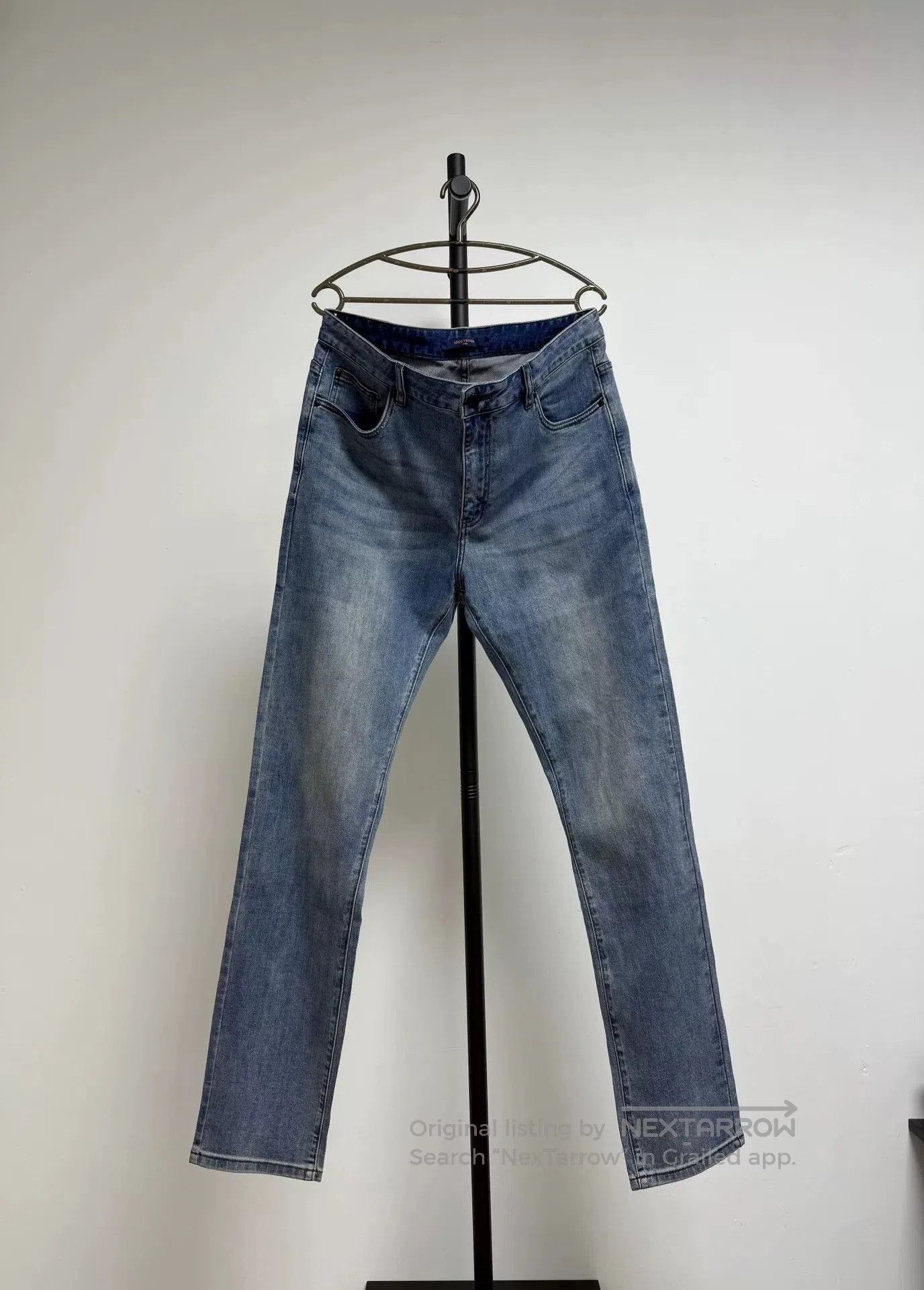 Louis Vuitton Louis Vuitton Blue Jeans. Size 35" - 8 Thumbnail