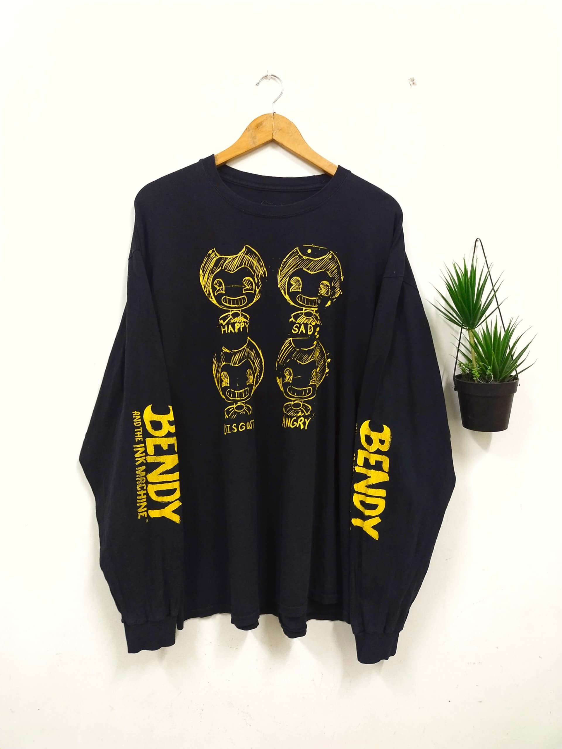 Cartoon Network Vintage Bendy and the Machine Cartoon longsleeve t shirt Size US XL / EU 56 / 4 - 1 Thumbnail
