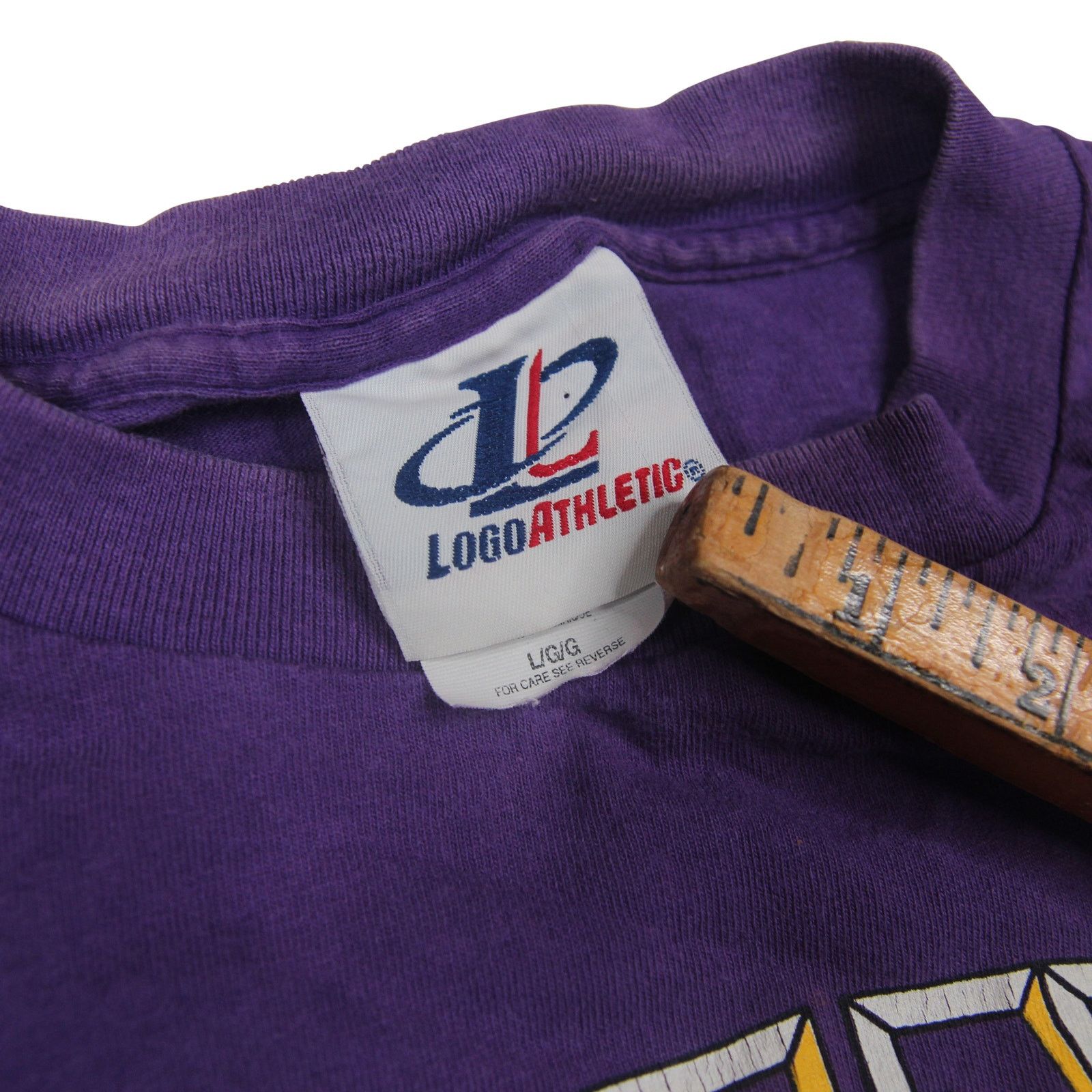 Logo Athletic × NFL × Vintage Vintage 1996 Logo Athletics Minnesota Vikings Graphic T Shir Size US L / EU 52-54 / 3 - 4 Thumbnail