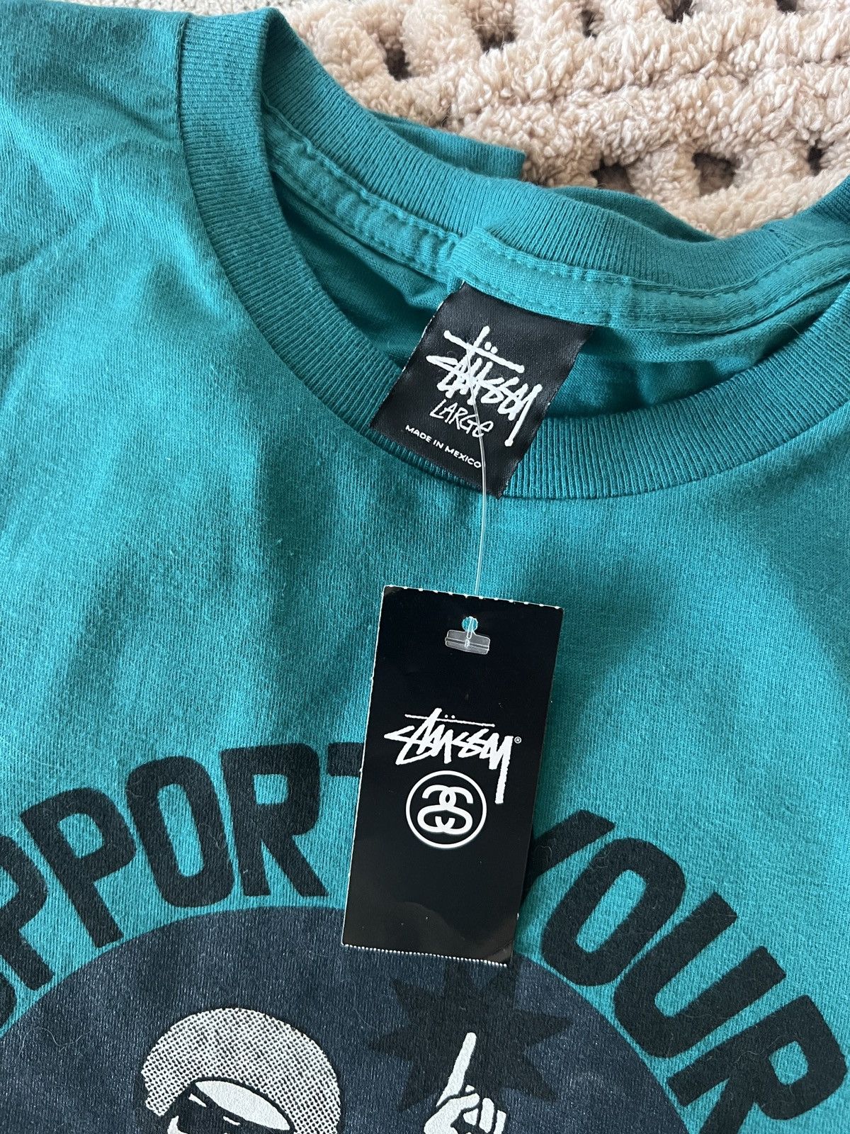 Stussy Stussy Support Your Local Sound System T-Shirt Blue Size US L / EU 52-54 / 3 - 2 Thumbnail