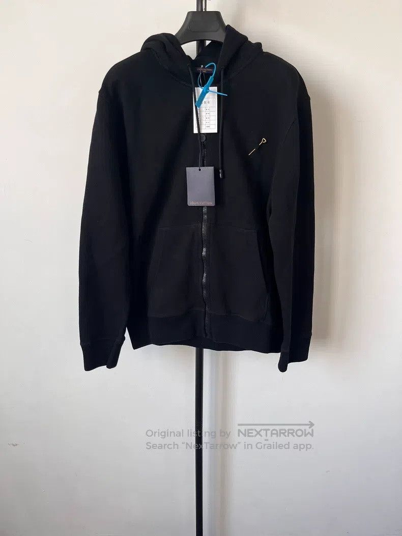 Louis Vuitton Louis Vuitton SS23 Solid Zip Drawstring Hooded Long Sleeve Size US L / EU 52-54 / 3 - 1 Thumbnail