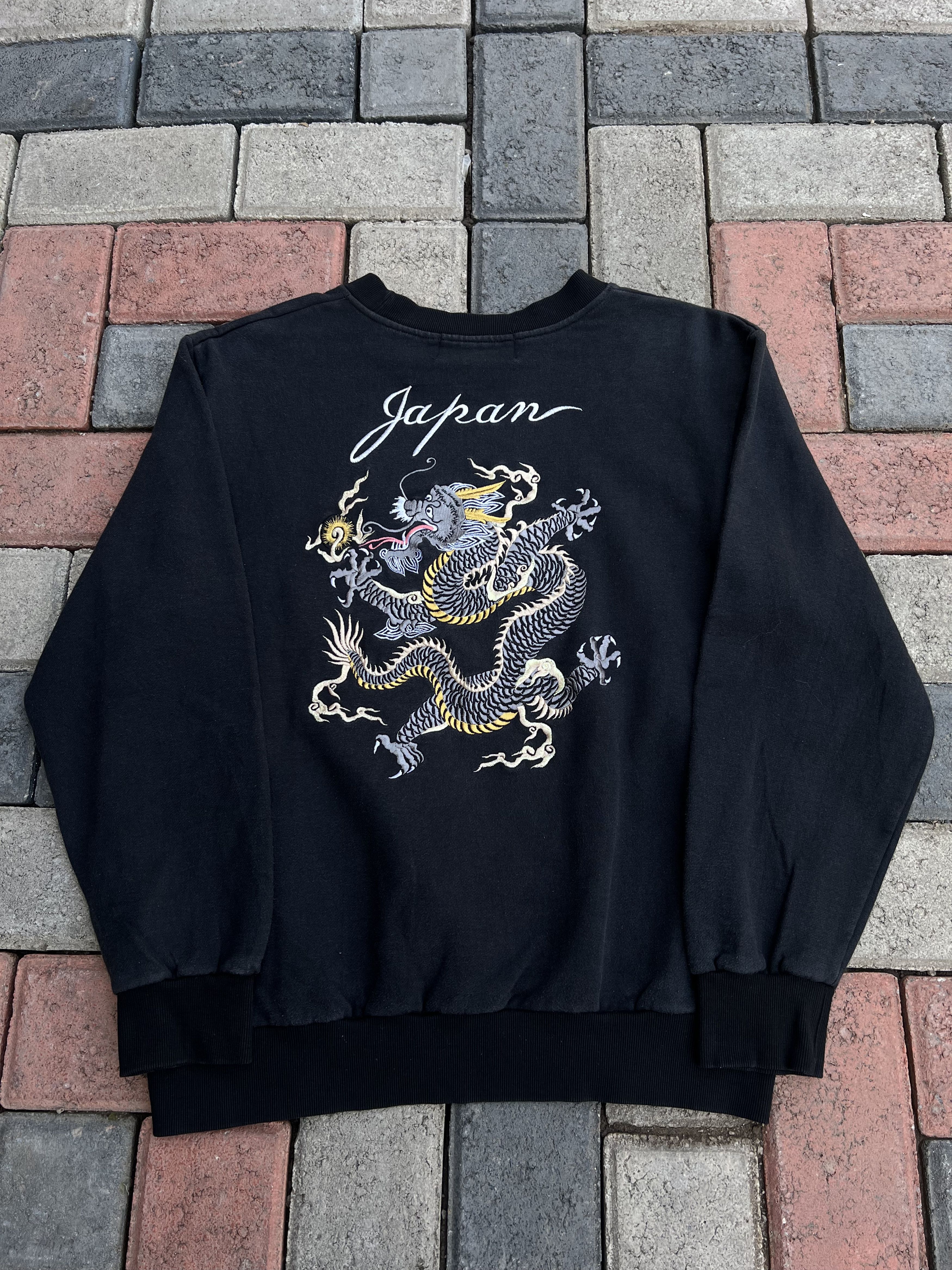 Japanese Brand 2000s Sukajan Toyo Dragon Embroidery Crewneck y2k Ifsix Size US M / EU 48-50 / 2 - 1 Thumbnail