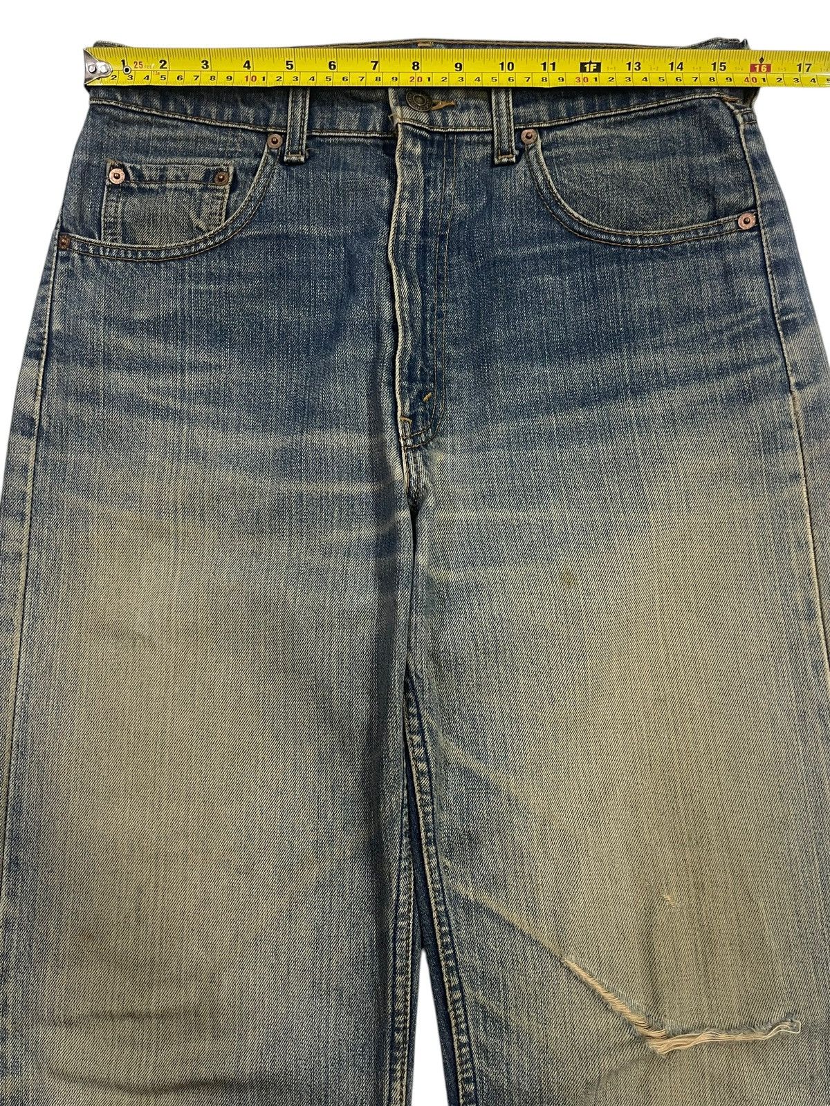Levi's Vintage 90s Levis 512 Mud Wash Distress Style Loose Jeans Size US 31 - 11 Thumbnail