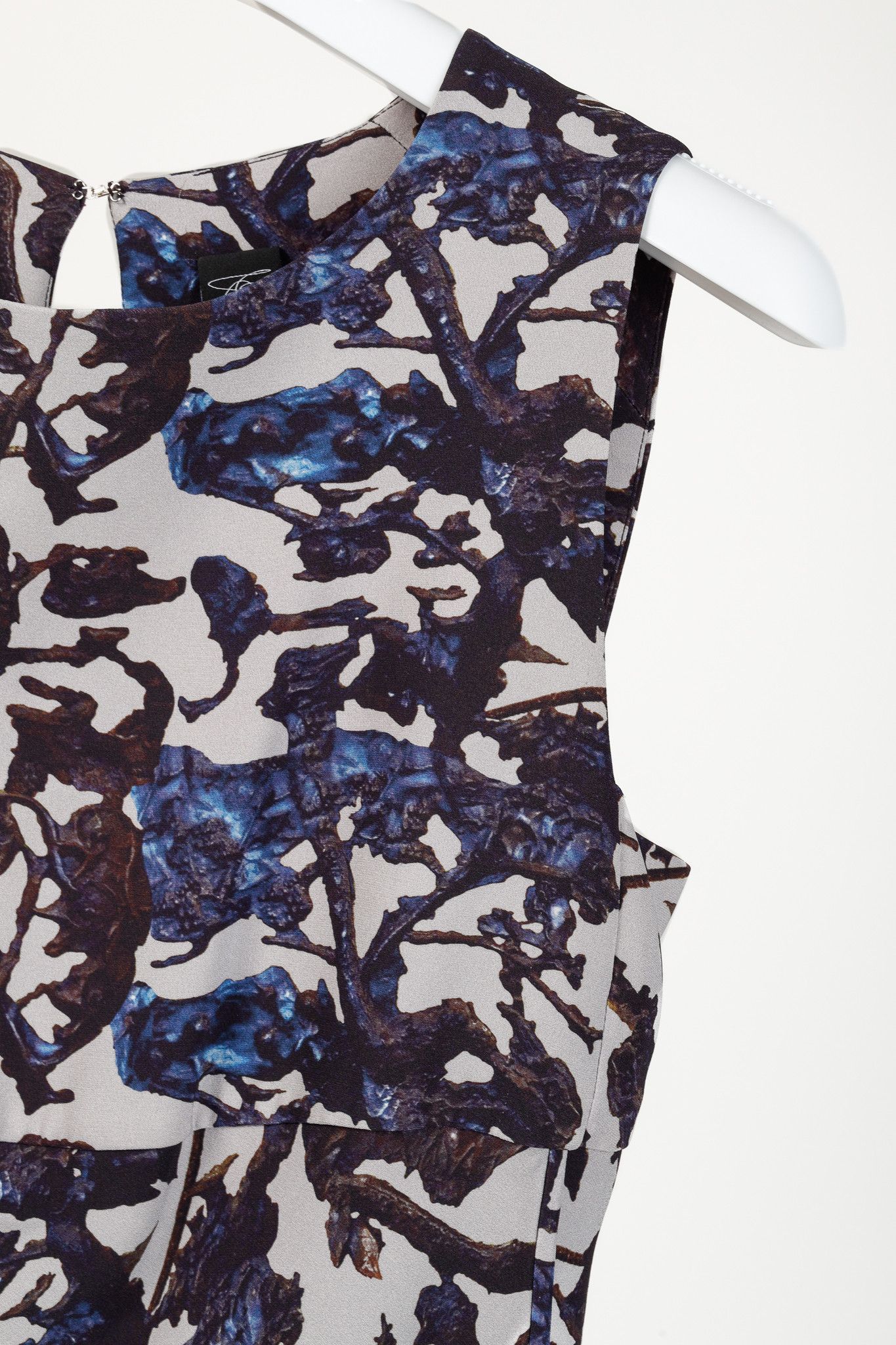 Zero + Maria Cornejo Zero + Maria Cornejo Printed Mauves Silk Dress Size S / US 4 / IT 40 - 5 Thumbnail