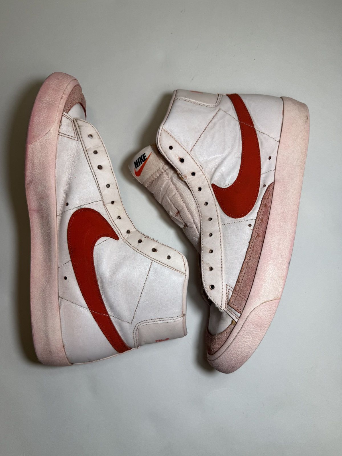 Nike Nike Blazer White Red Size 10 Size US 10 / EU 43 - 1 Thumbnail