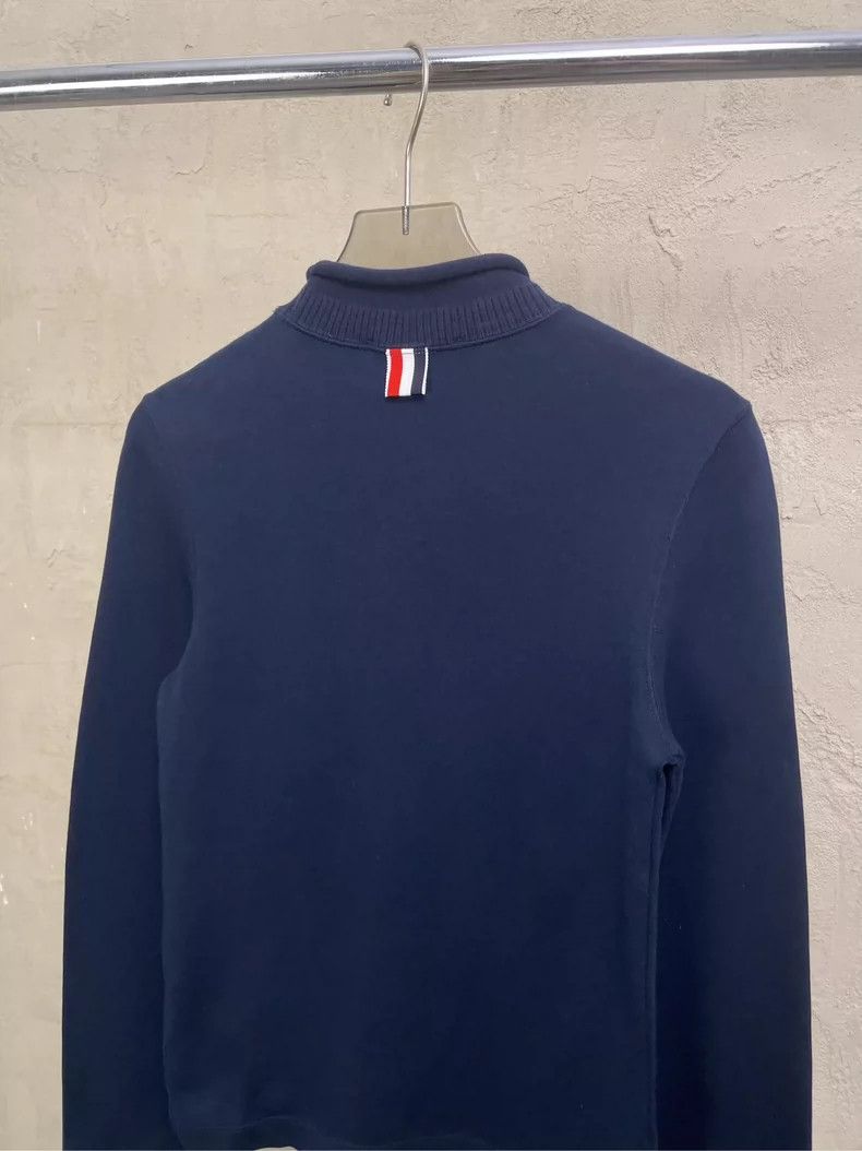 Thom Browne Thom Browne Half high collar long sleeve T-shirt Size XS / US 0-2 / IT 36-38 - 4 Thumbnail