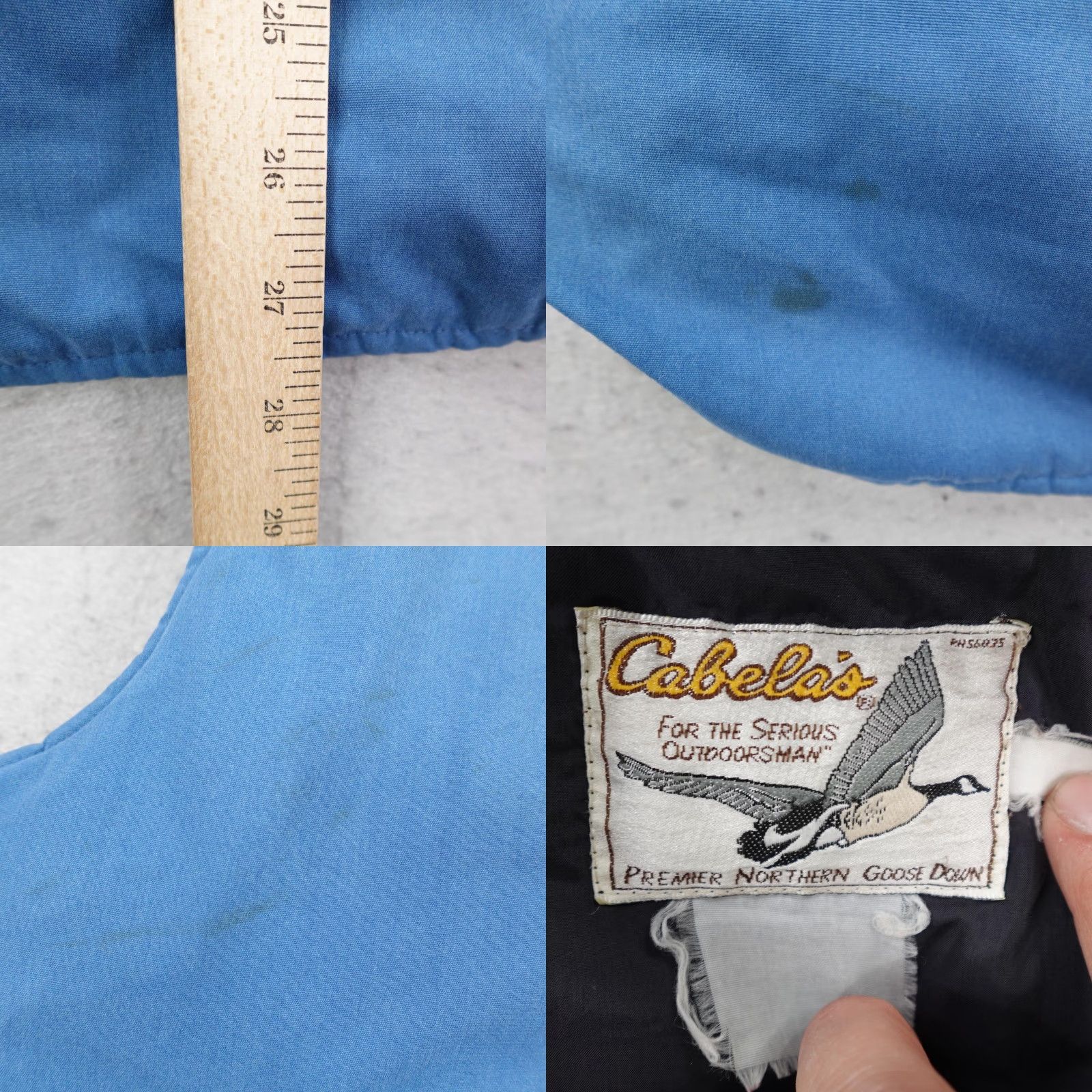 Vintage Vintage Cabelas Vest Men 2XL Blue Premier Northern Goose Down Puffer Hunting 80s Size US XXL / EU 58 / 5 - 8 Thumbnail
