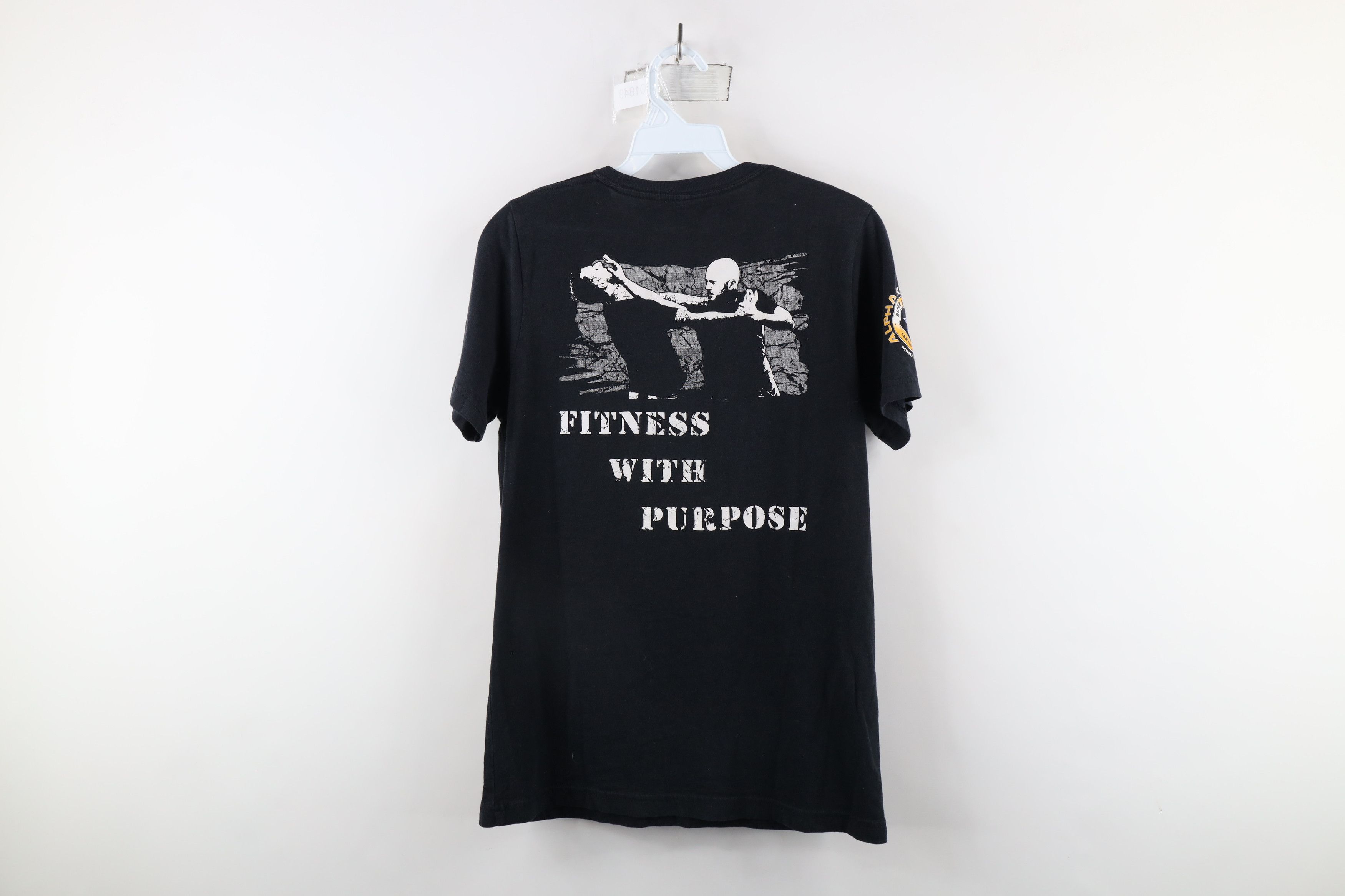 Vintage Vintage Krav Maga Martial Arts Short Sleeve T-Shirt Black Size US XS / EU 42 / 0 - 9 Thumbnail