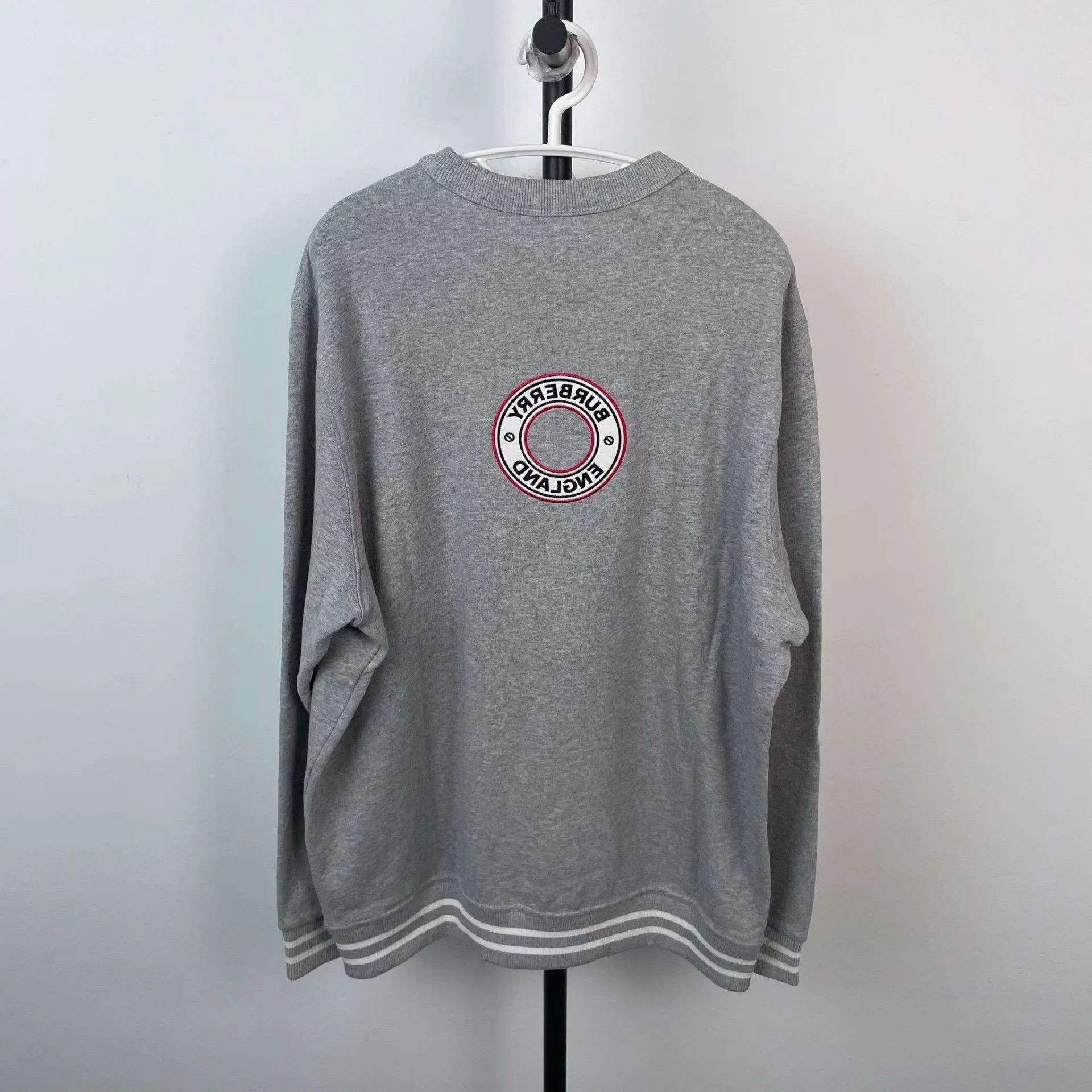 Burberry Burberry Circle Logo Sweater XL Size US XL / EU 56 / 4 - 2 Thumbnail