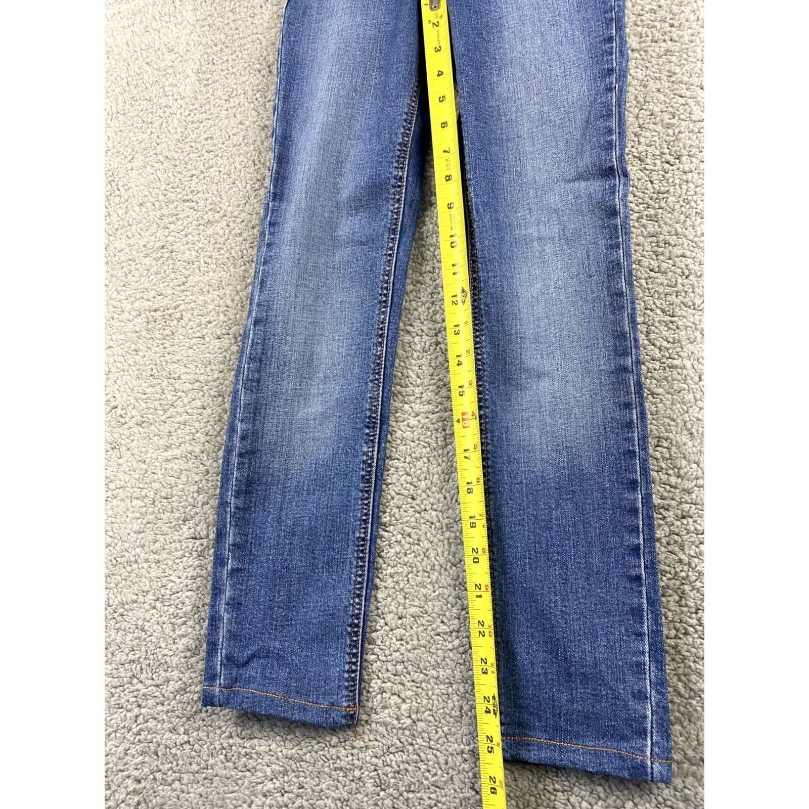Zara Zara Jeans Skinny Ankle Women's Size 2 Mid Rise Stretch Denim Dark Wash 31-24 Size 26" / US 2 / IT 38 - 7 Thumbnail