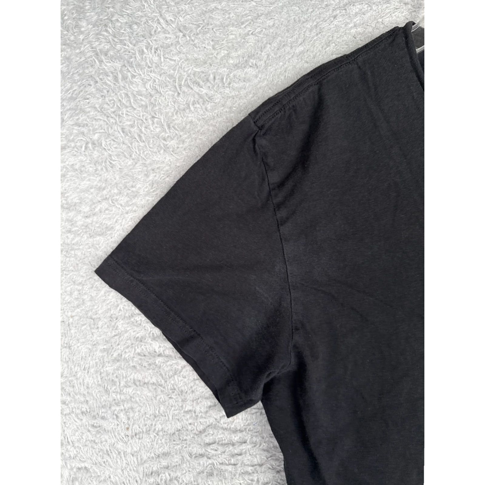 Ralph Lauren VINTAGE Ralph Lauren Shirt Adult XL Black Cotton Crew Classic Fit Logo Embroidered Mens T-Shirt Size US XL / EU 56 / 4 - 3 Thumbnail
