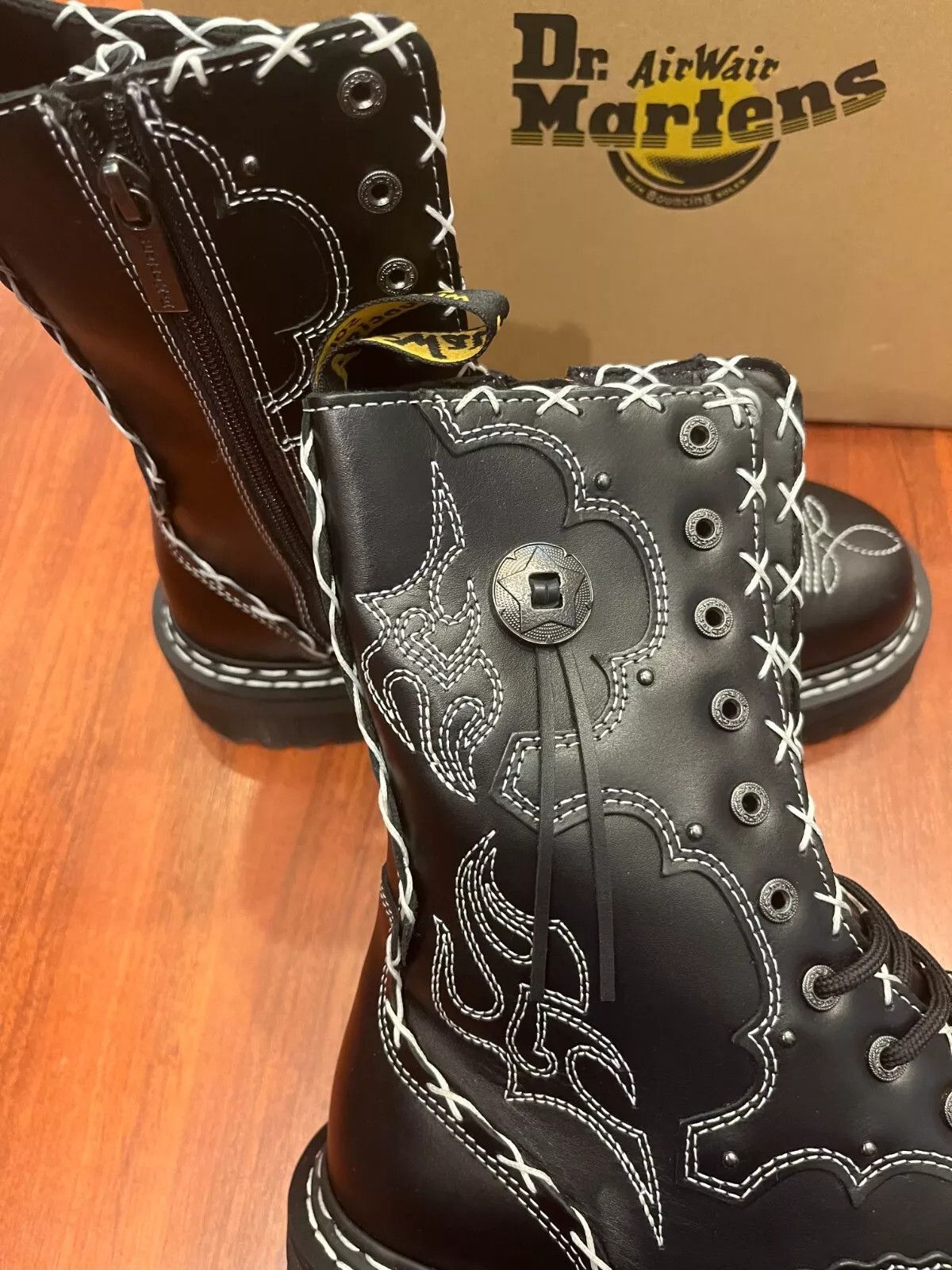 Dr. Martens US M 14 ~ DR. MARTENS JADON HI GOTHIC Americana Size US 14 / EU 47 - 8 Thumbnail