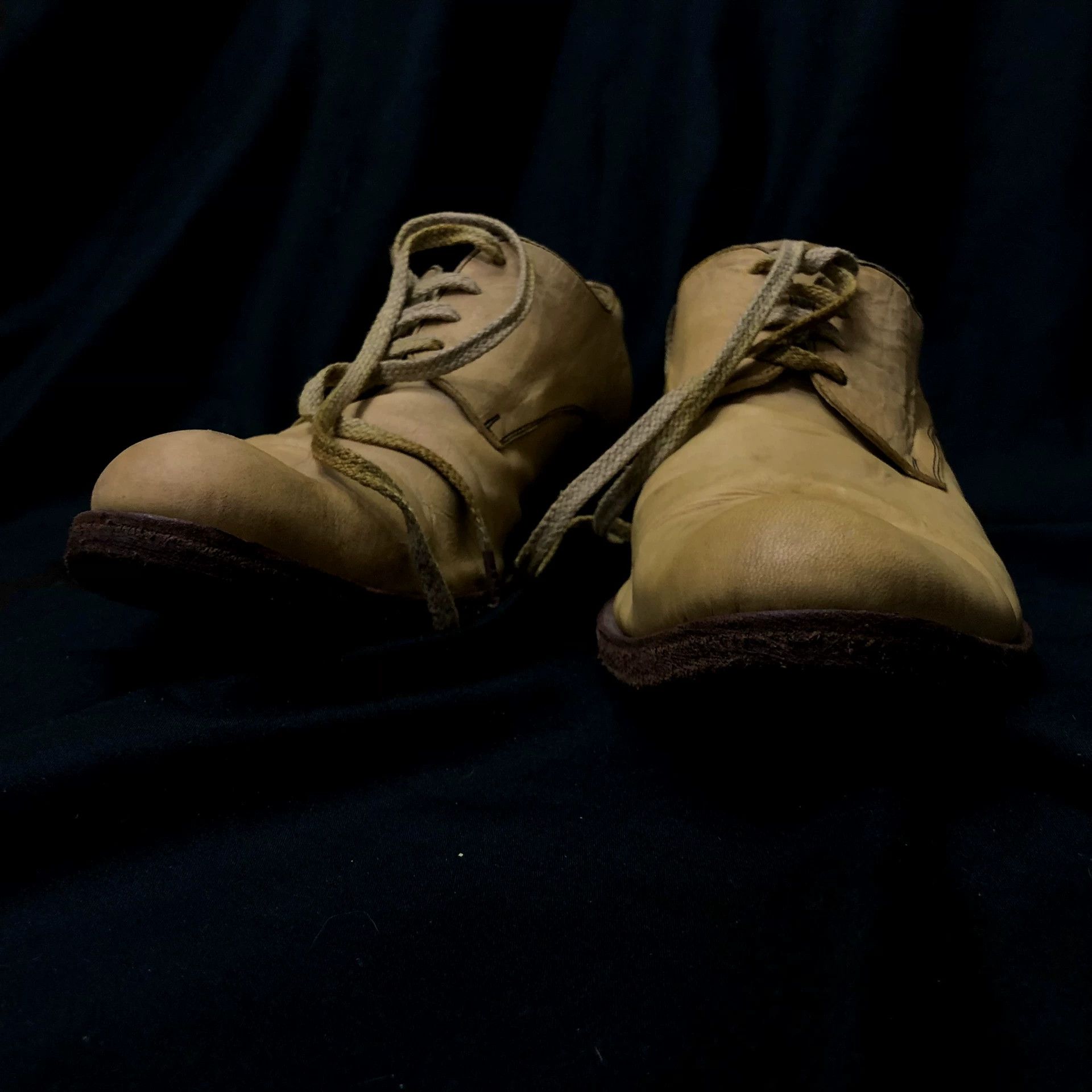A1923 a1923 Egg Yellow Horsehide Derby Size US 9 / EU 42 - 7 Thumbnail