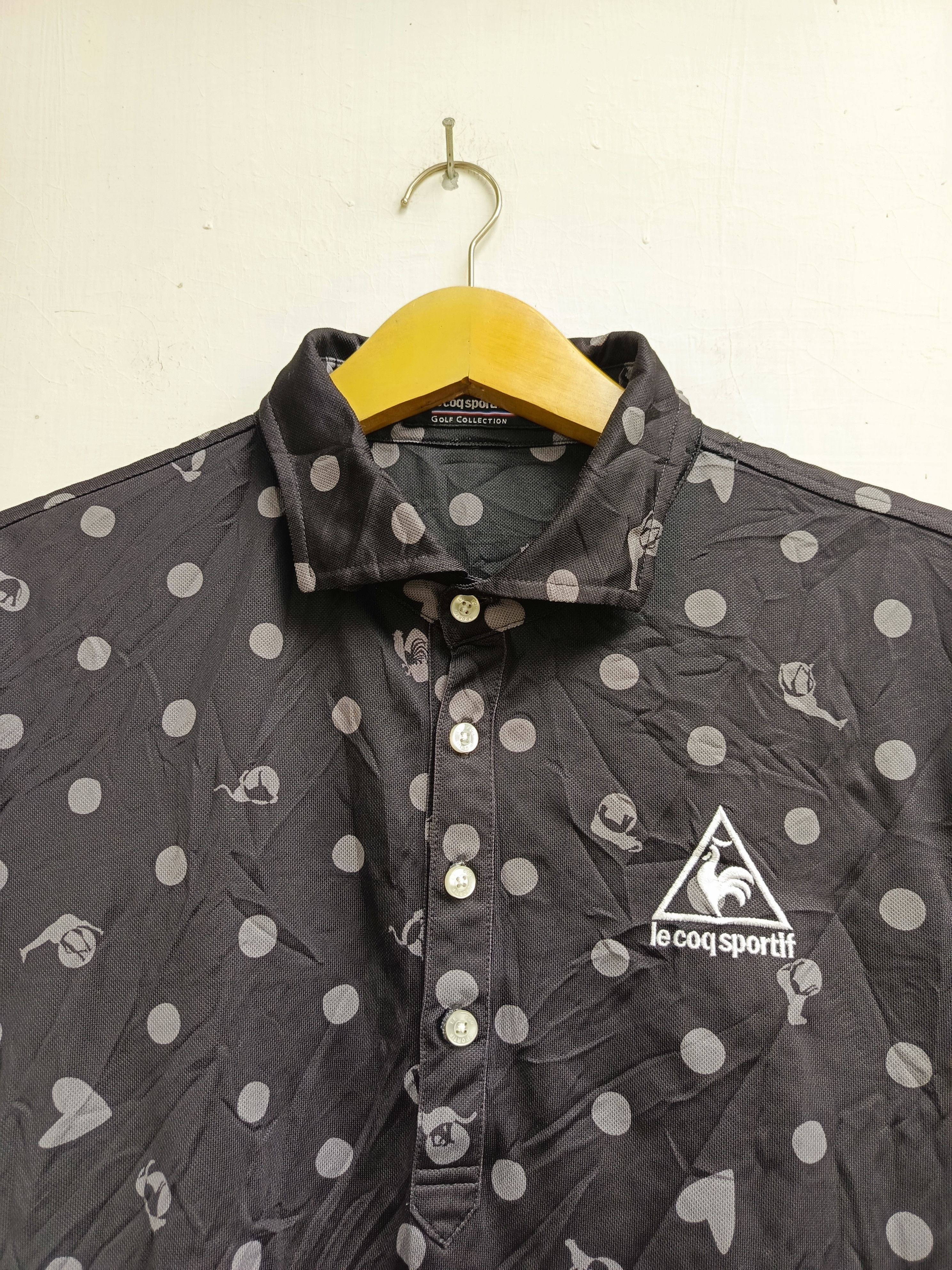 Le Coq Sportif Le coq sportif patern dot animals poloshirt Size US L / EU 52-54 / 3 - 2 Thumbnail