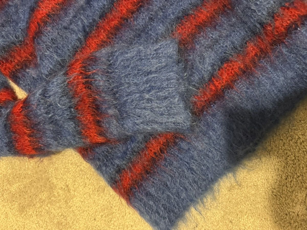 Marni FW19 Marni mohair blue red sweater fuzzy Size US M / EU 48-50 / 2 - 3 Thumbnail