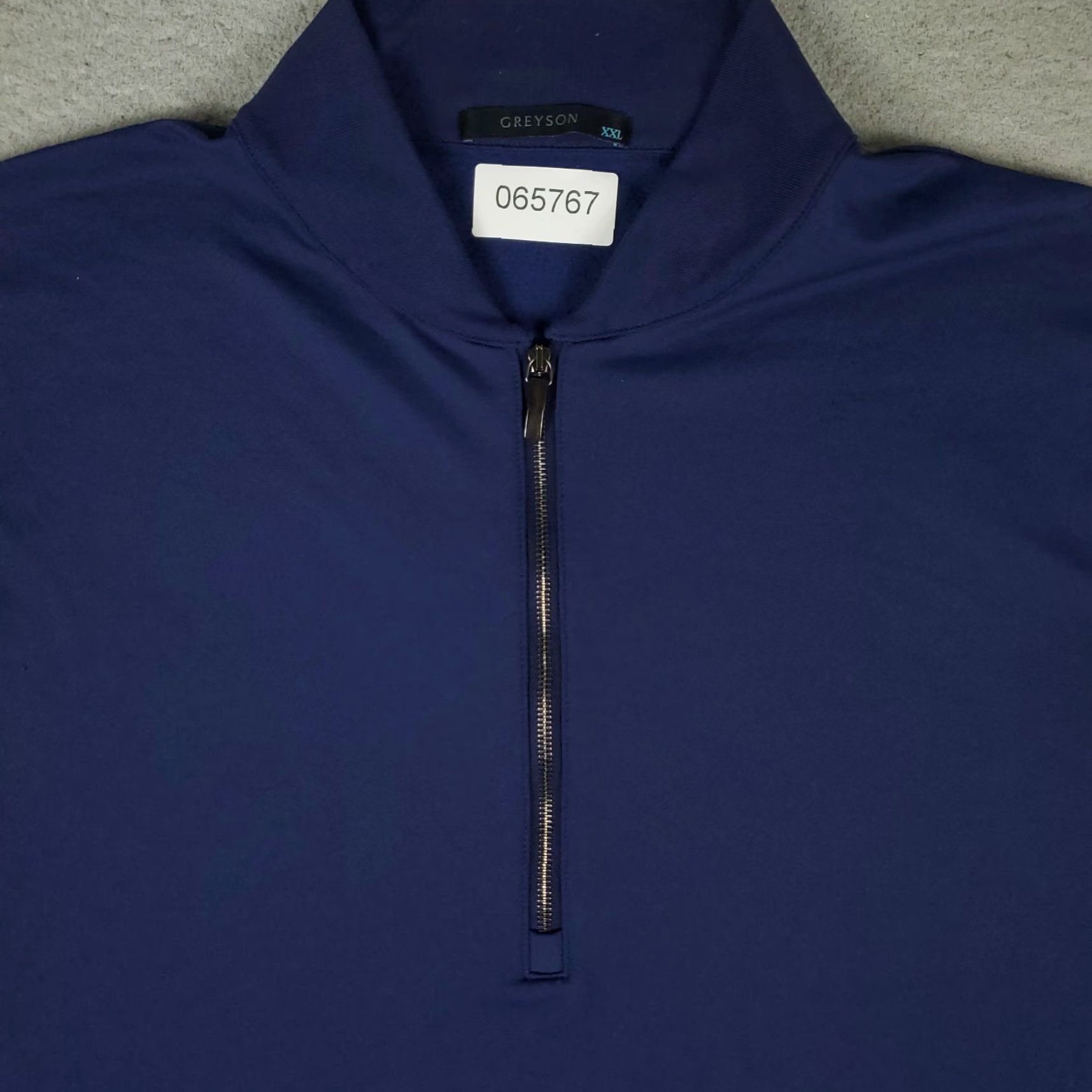 Vintage Greyson Sweater Mens 2XL Blue 1/4 Zip Pullover Long Sleeve Knit Lightweight Casual Business Formal Workwear Golf Autumn Winter Spring Summer Mens Size US XXL / EU 58 / 5 - 2 Thumbnail