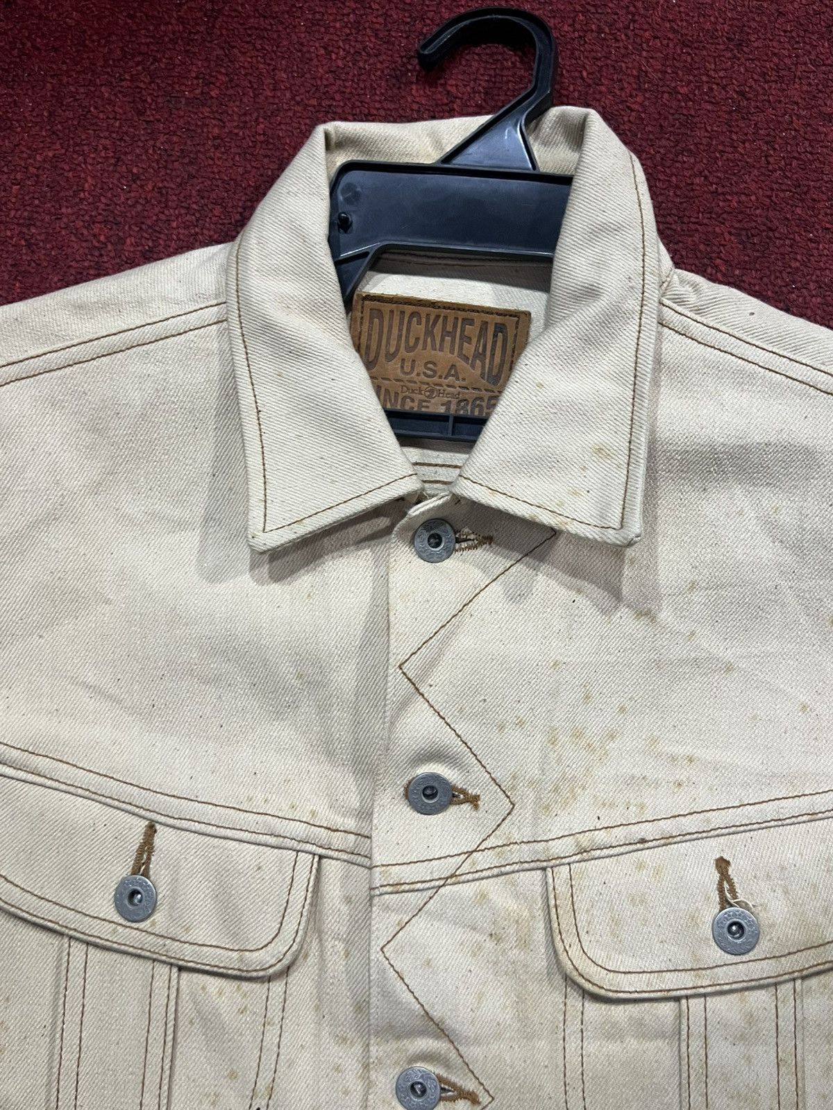 Duck Head DUCKHEAD usa Vintage selvedge trucker jacket Denim Size US M / EU 48-50 / 2 - 2 Thumbnail