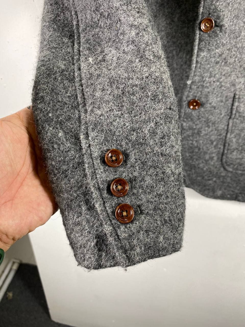 Japanese Brand mitsumine japanese brand hairy wool jacket Size US L / EU 52-54 / 3 - 4 Thumbnail