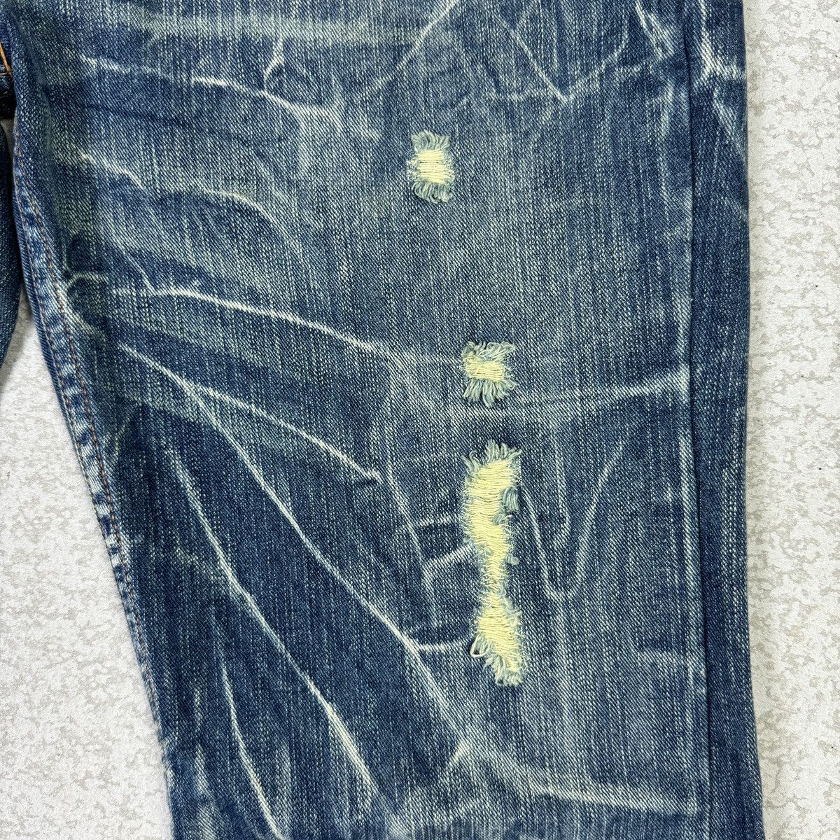 If Six Was Nine Twist Leg - 2000s Nylaus Flared Madness Jeans Size US 32 / EU 48 - 5 Thumbnail