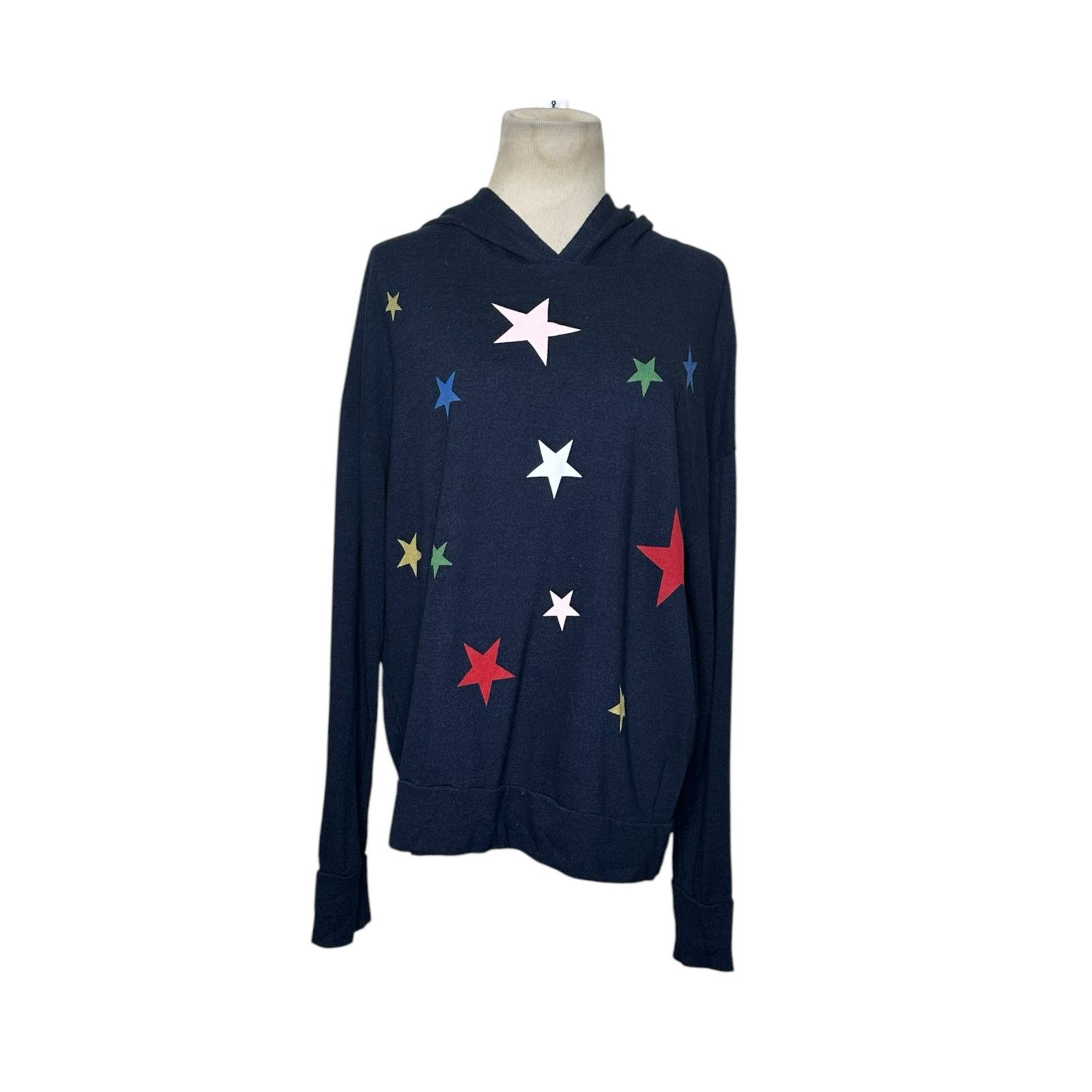 Sundry Sundry navy pop over stars hoodie sweatshirt size 2 - Medium Size M / US 6-8 / IT 42-44 - 10 Thumbnail