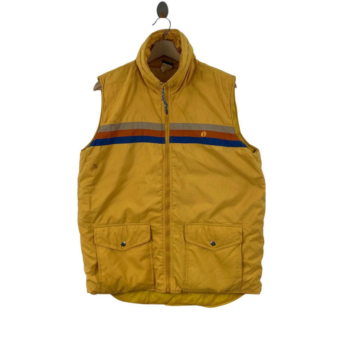 Hang Ten Vintage HANG TEN Puffer Vesy Stripe Outdoor Streetwear Size US L / EU 52-54 / 3 - 4 Thumbnail