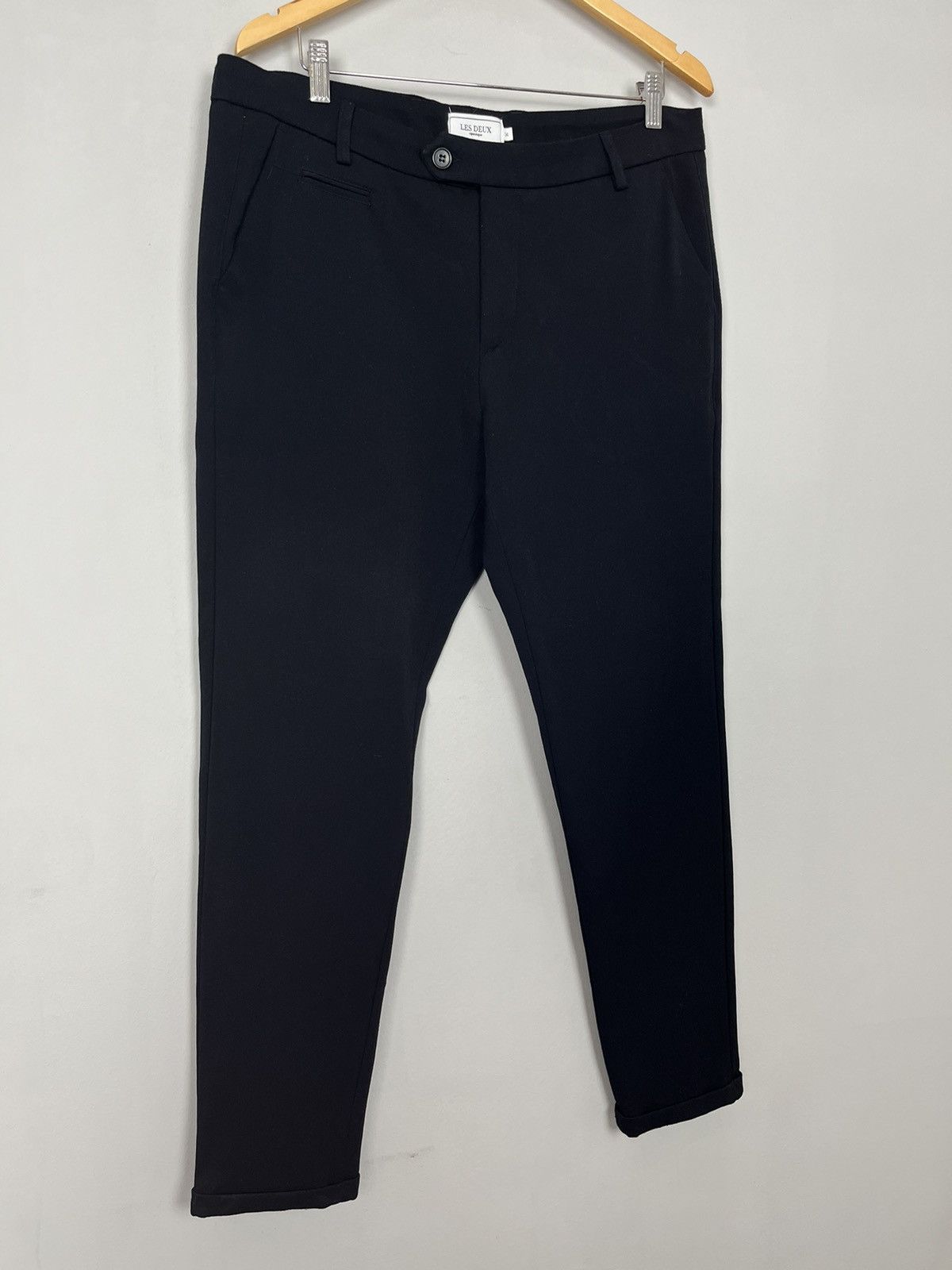 Les Deux Les Deux Luxury Polyester & Viscose Slim Fit Pants Trousers Size US 34 / EU 50 - 4 Thumbnail
