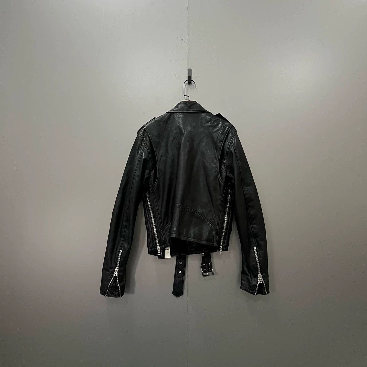 Amiri AMIRI Black Leather Biker Jacket Size US M / EU 48-50 / 2 - 3 Thumbnail