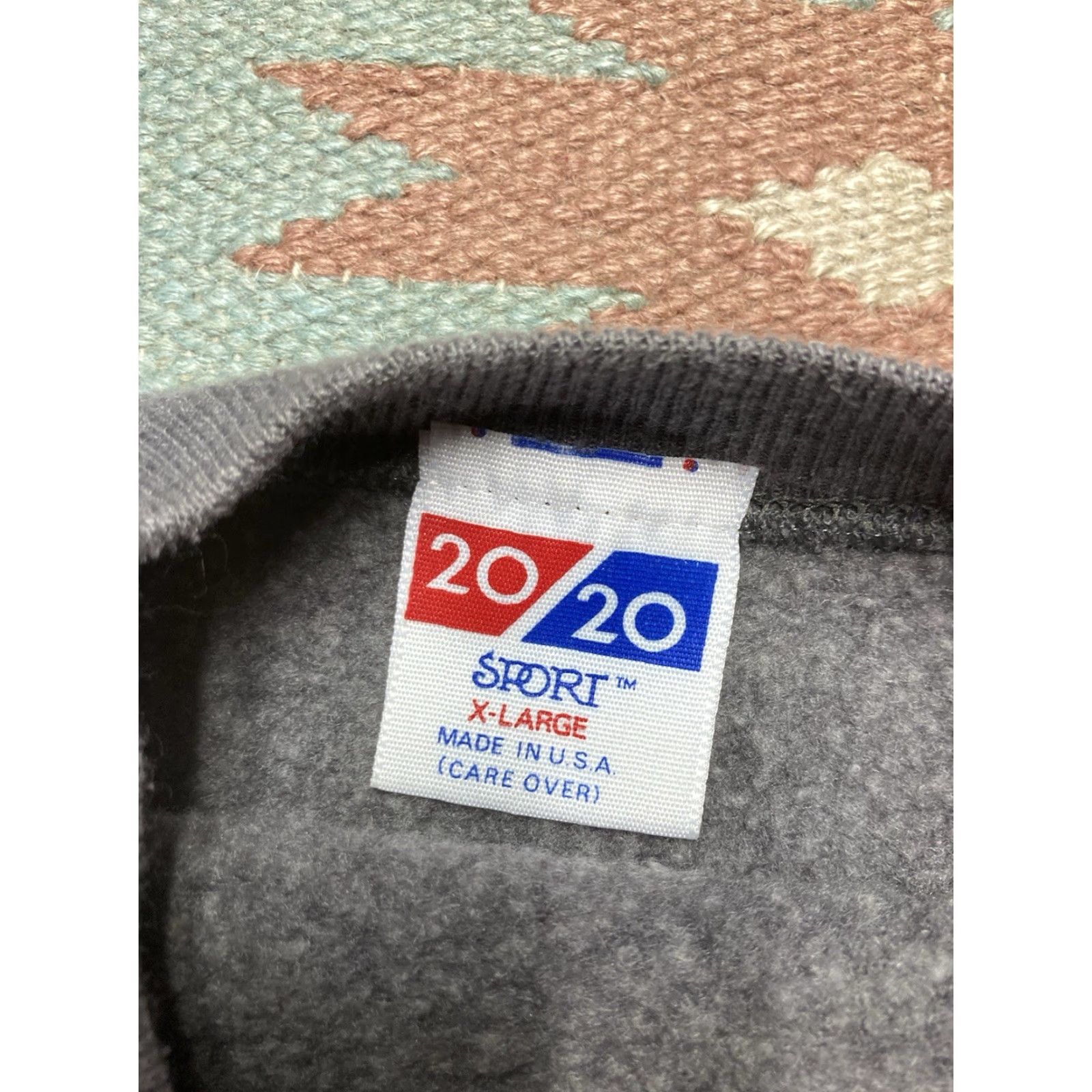 Vintage VINTAGE 80s sweatshirt Stone Gray Raglan Pullover Adult XL Crewneck Men Size US XL / EU 56 / 4 - 3 Thumbnail
