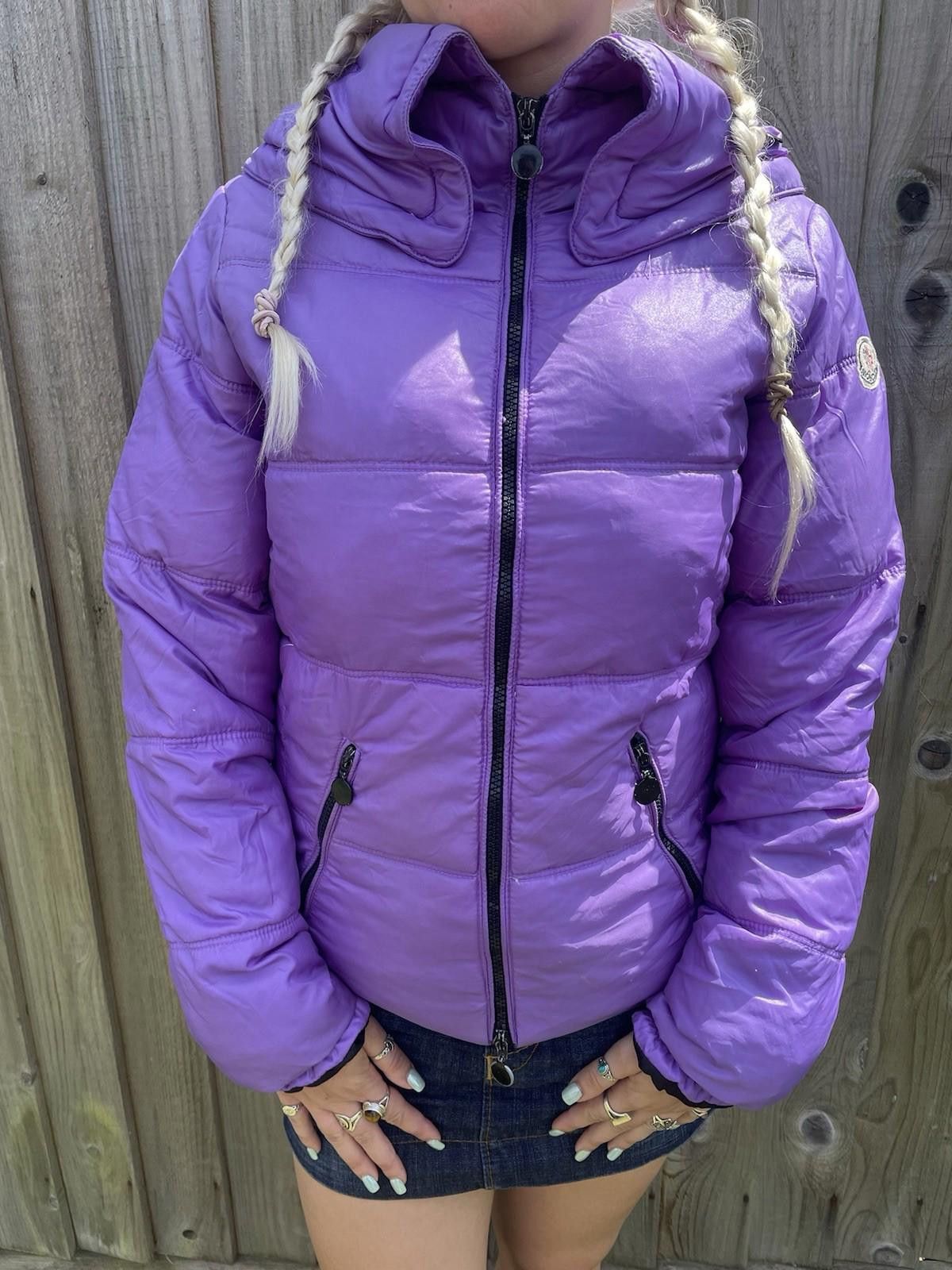 Moncler Vintage Moncler Woman’s Purple Puffer Jacket Size 2 Size M / US 6-8 / IT 42-44 - 1 Thumbnail