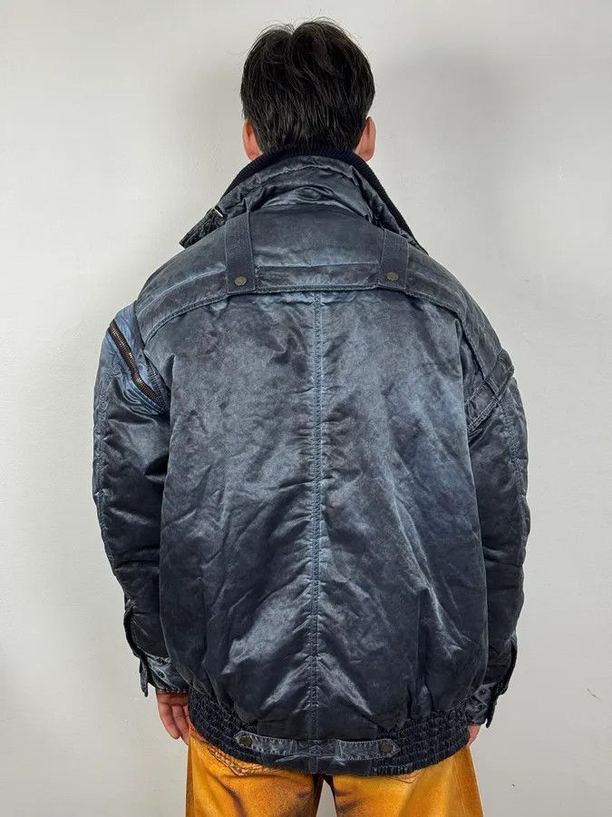 Dolce & Gabbana AW2003 Dolce & Gabbana Blue Aviator Bondage Jacket Size US XXL / EU 58 / 5 - 4 Thumbnail