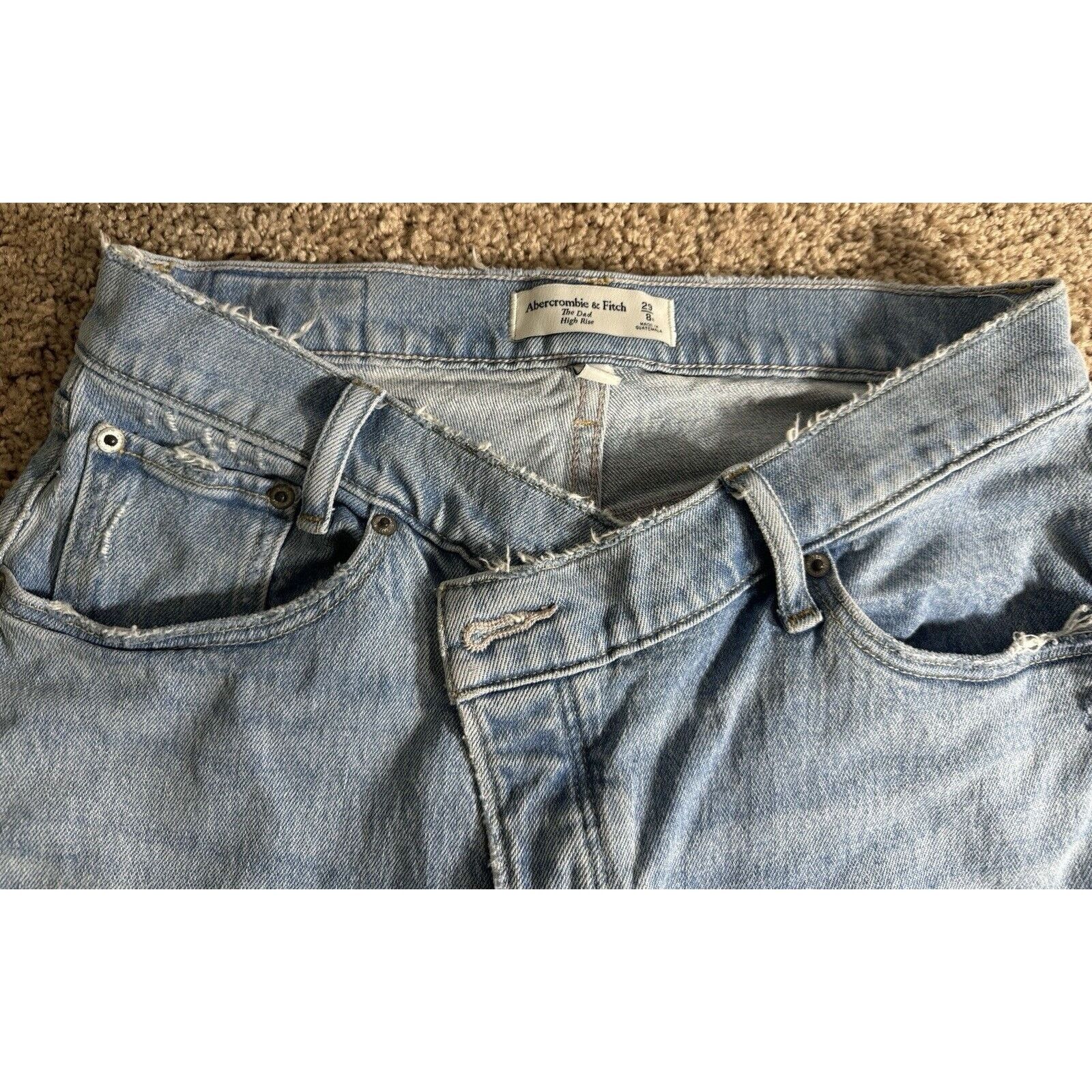 Abercrombie & Fitch Abercrombie and Fitch The Dad High Rise Curve Love Size 29" - 1 Thumbnail