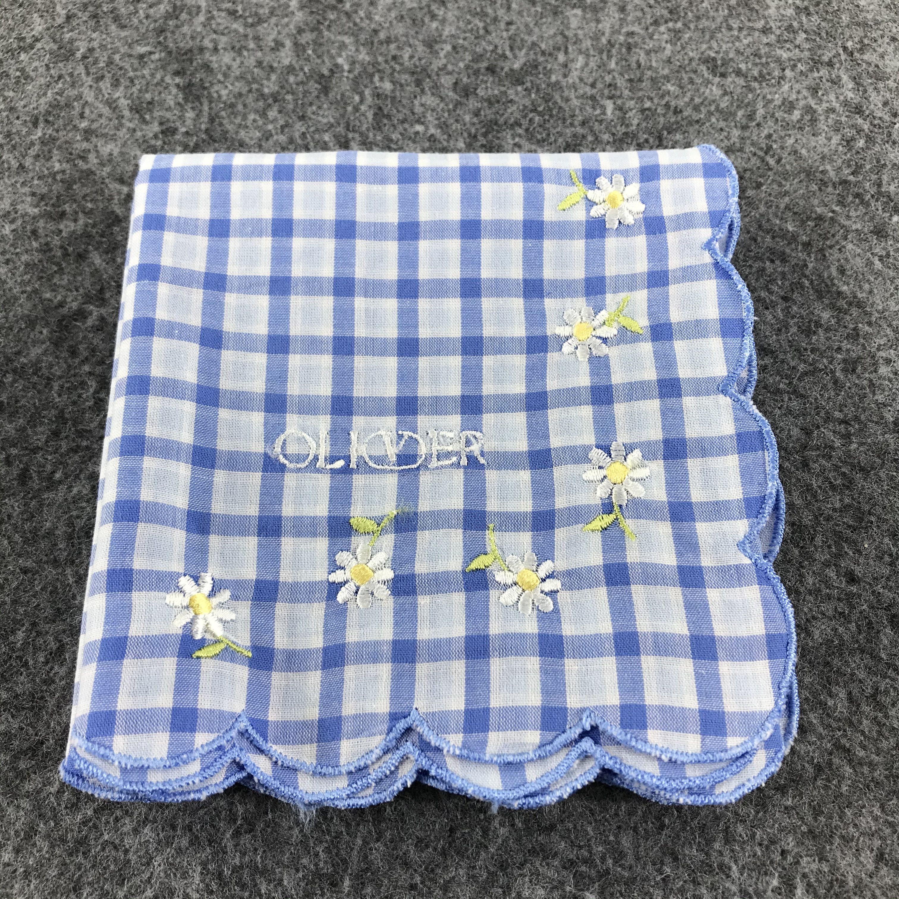 Vintage Oliver Tartan Floral Handkerchief Neckerchief Bandana H611 Size ONE SIZE - 6 Thumbnail
